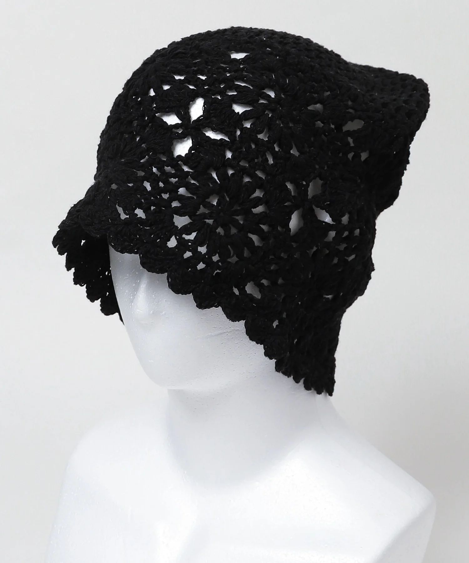 Lフラワークロシェニットキャップ - Image 14