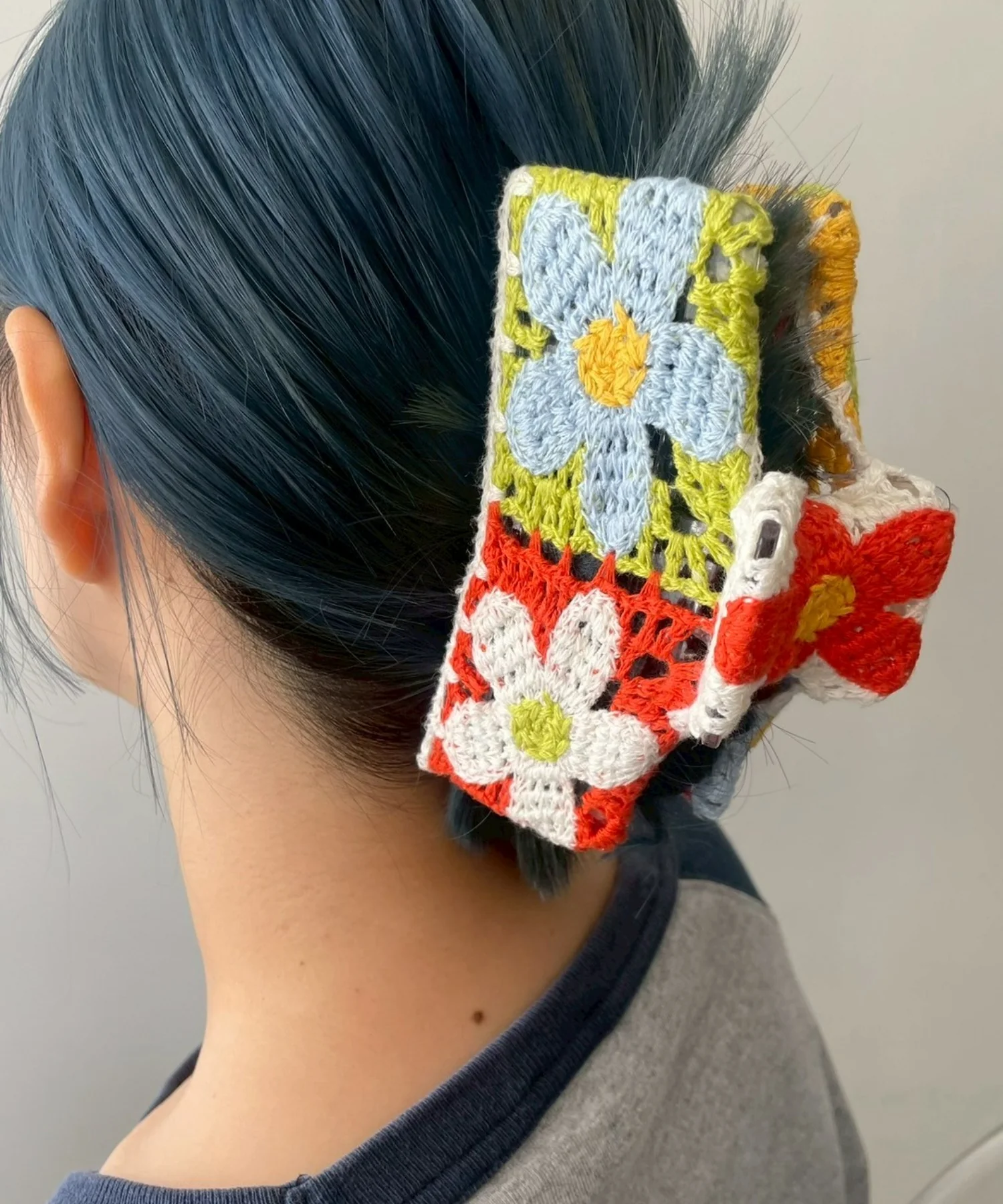 Lクロシェニットフラワーバンス - Image 2