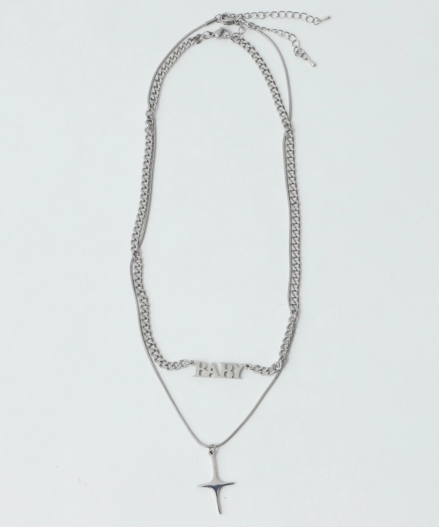 Lモチーフ2連ネックレス - Image 7