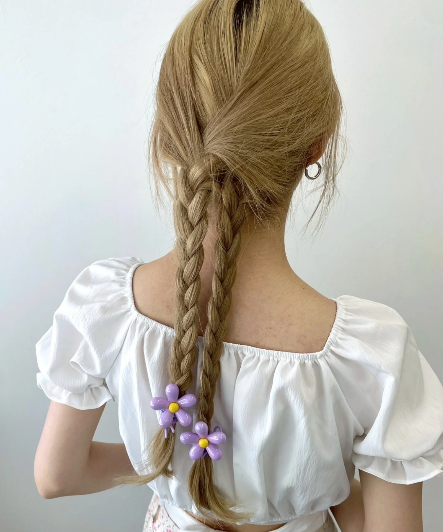 L2Pフラワーモチーフヘアゴム - Image 5