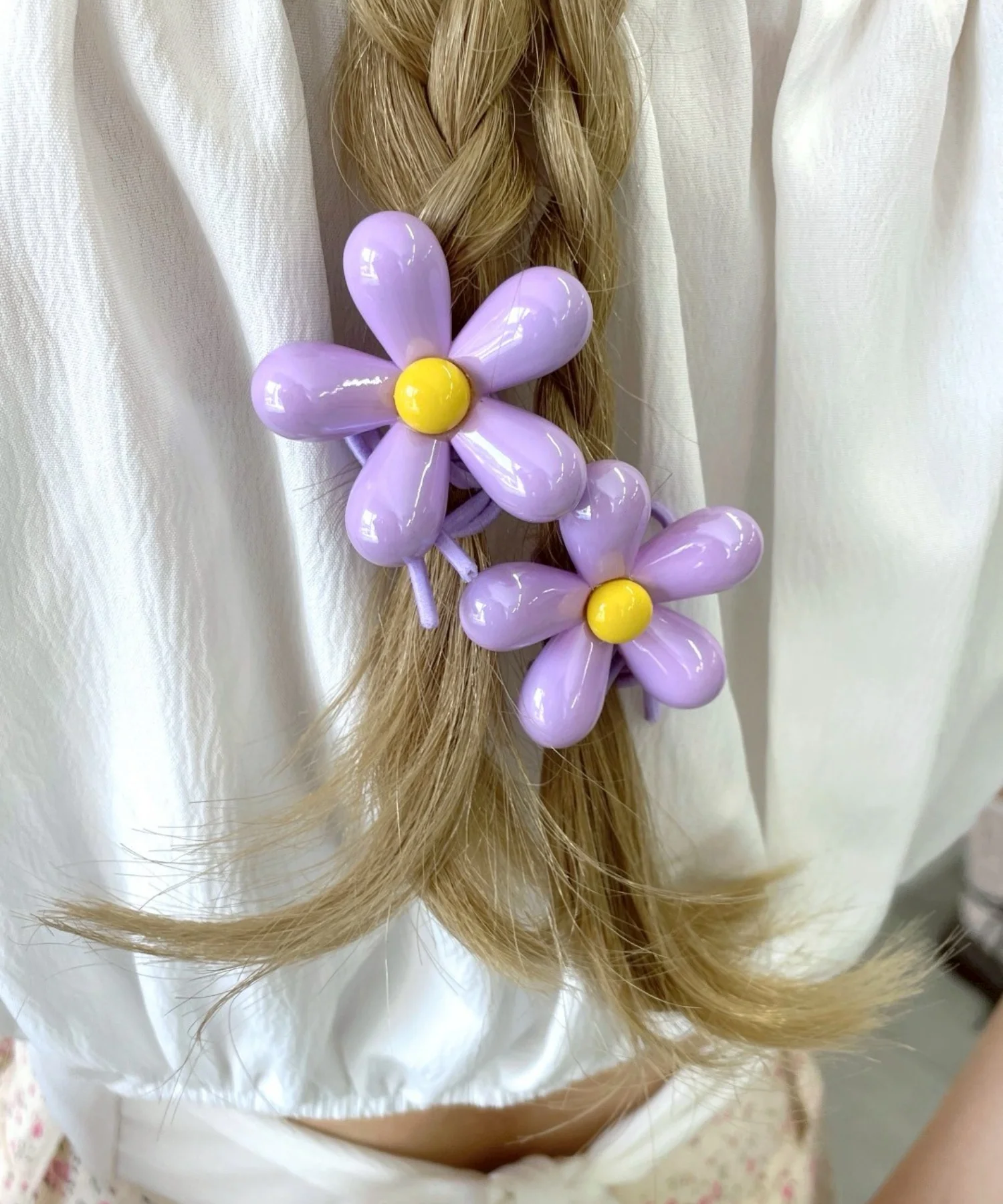 L2Pフラワーモチーフヘアゴム - Image 8