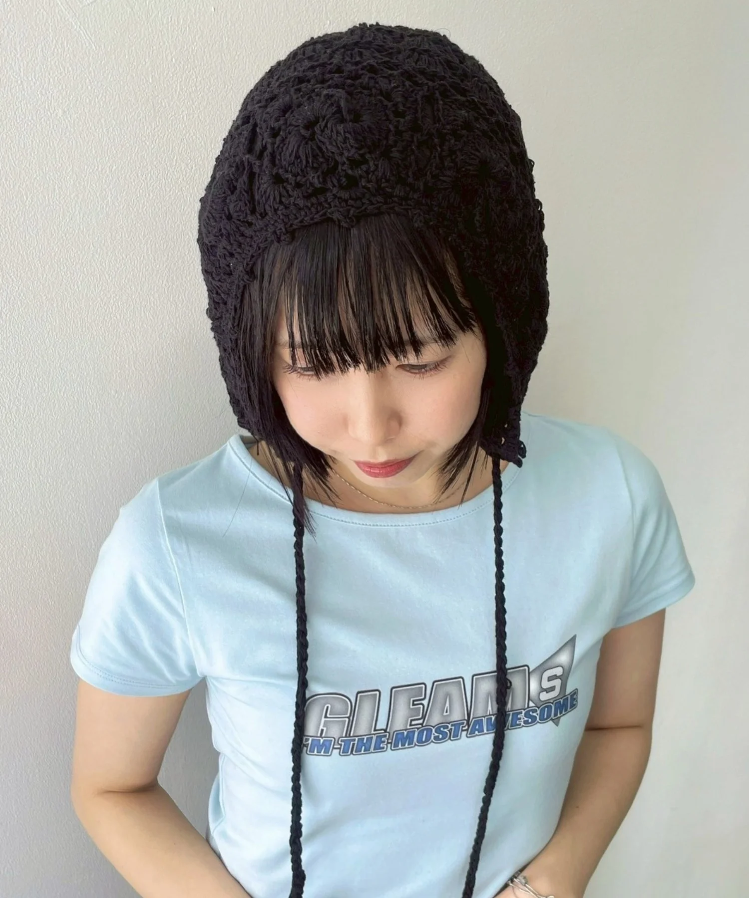 紐付きクロシェハット - Image 4