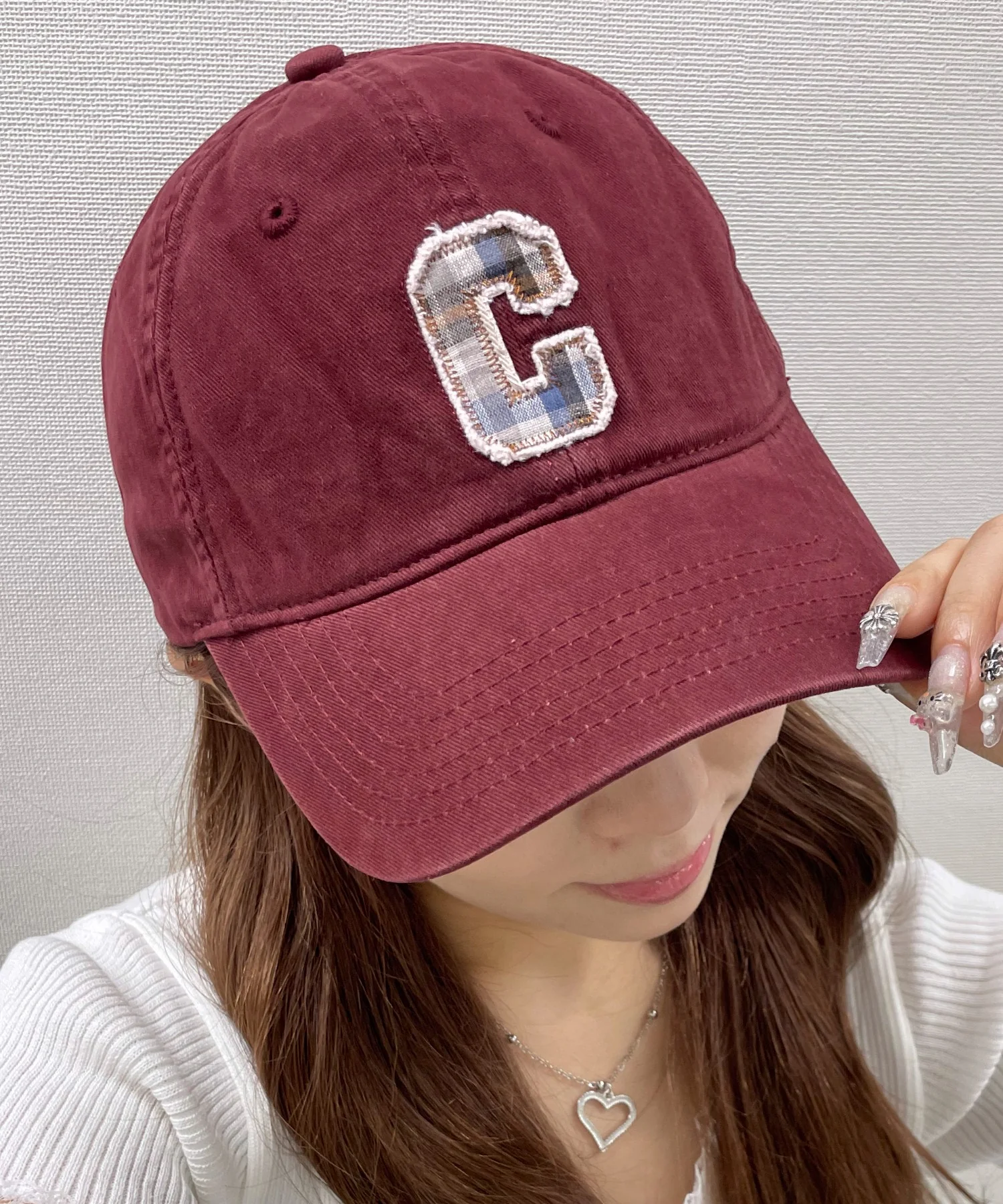 チェックロゴワンポイントキャップ - Image 3
