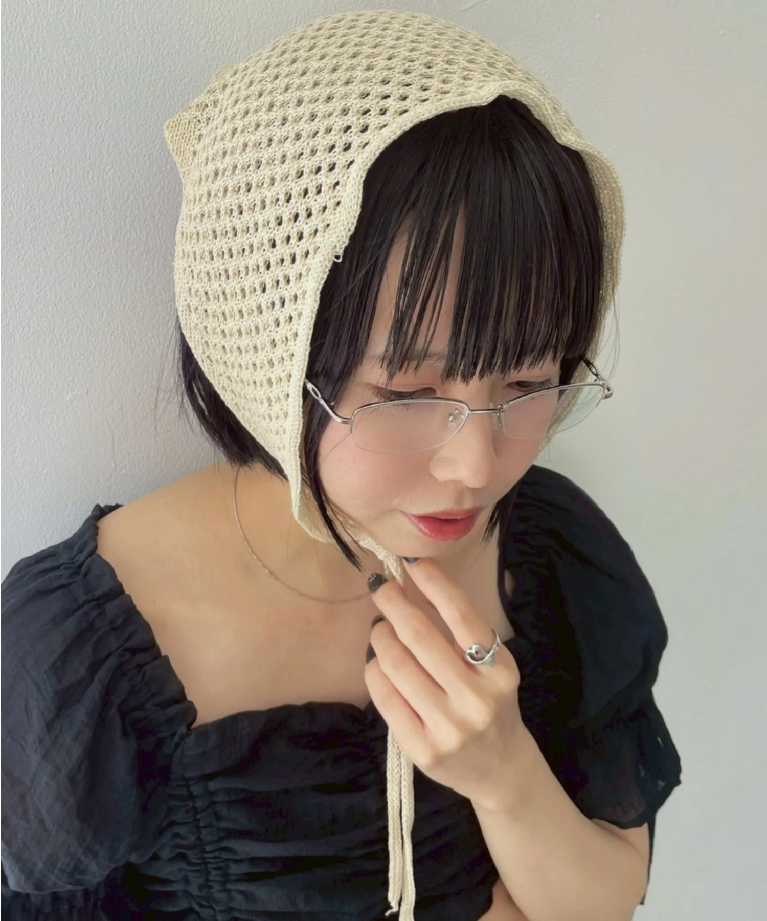 カラーニットバブーシュカ - Image 3