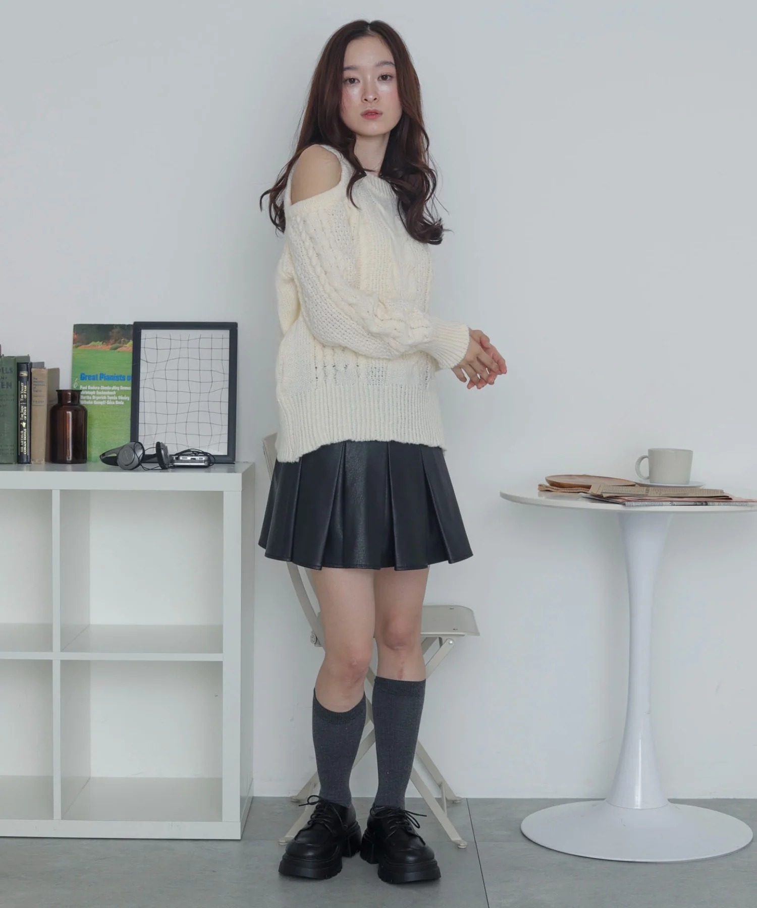 ショルダーケーブルニット - Image 14