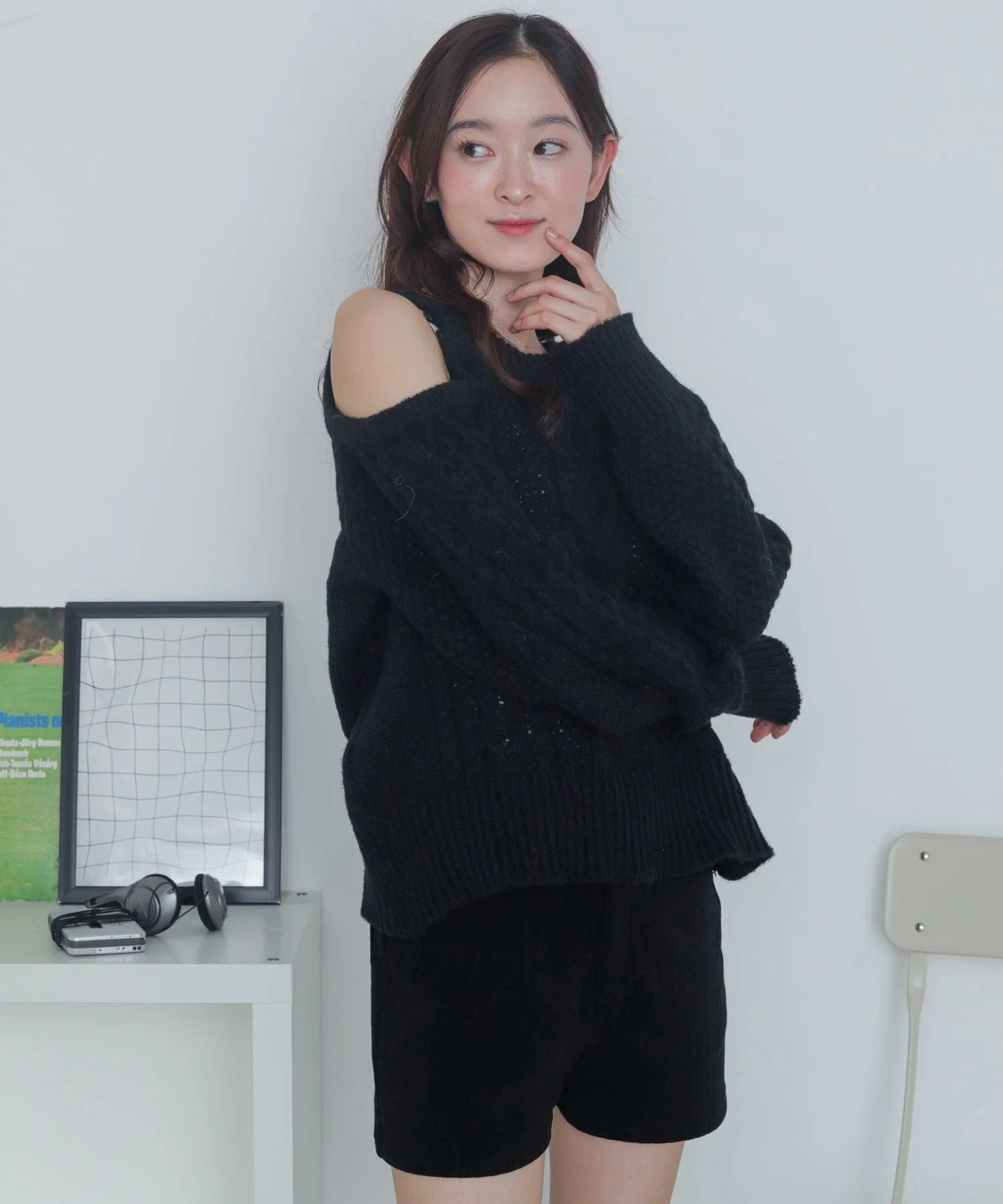 ショルダーケーブルニット - Image 16