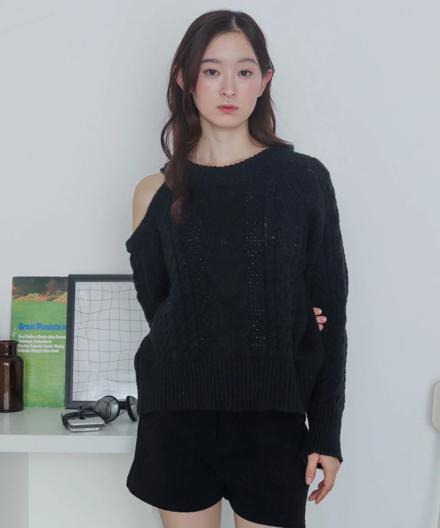 ショルダーケーブルニット - Image 17