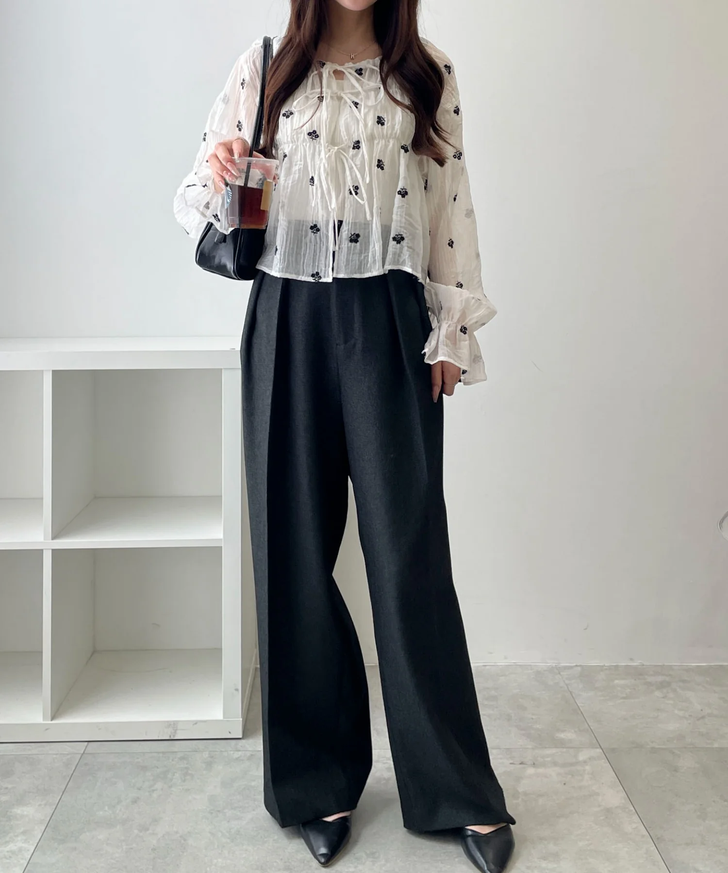 楊柳刺繍ブラウス - Image 3