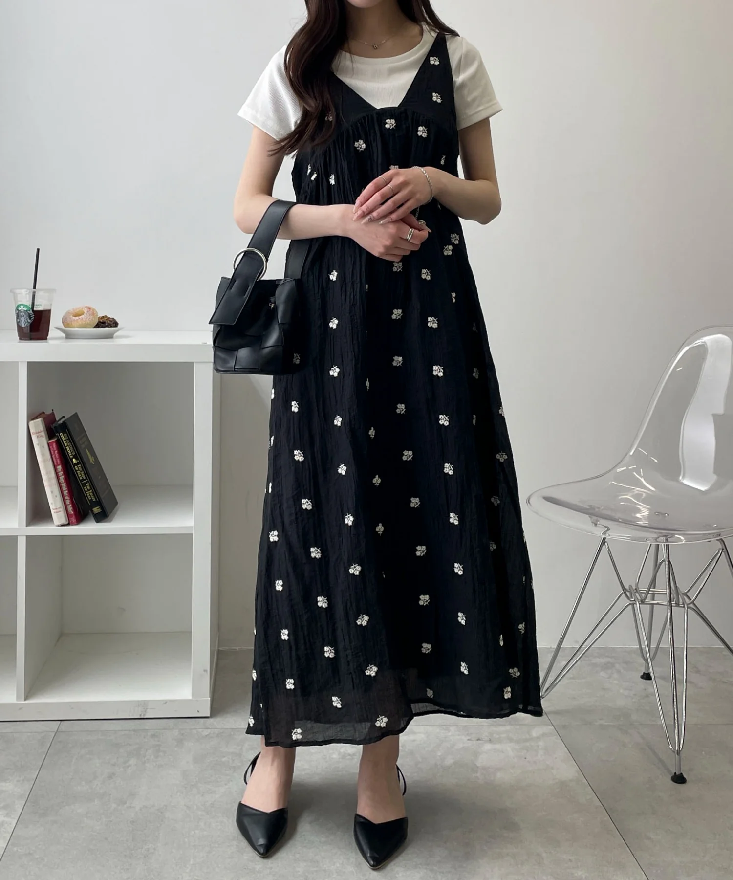楊柳刺繍キャミワンピ - Image 6