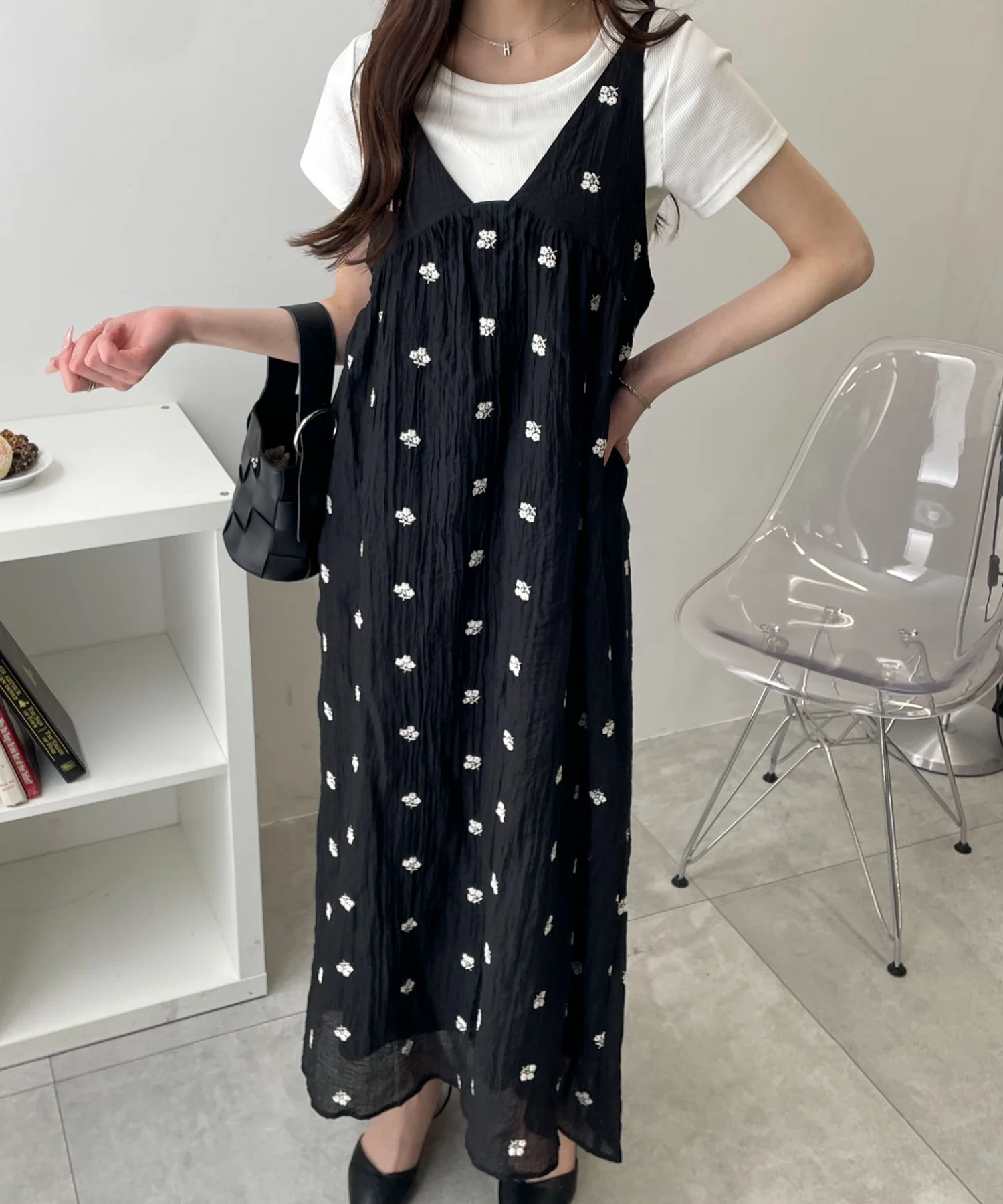 楊柳刺繍キャミワンピ - Image 7