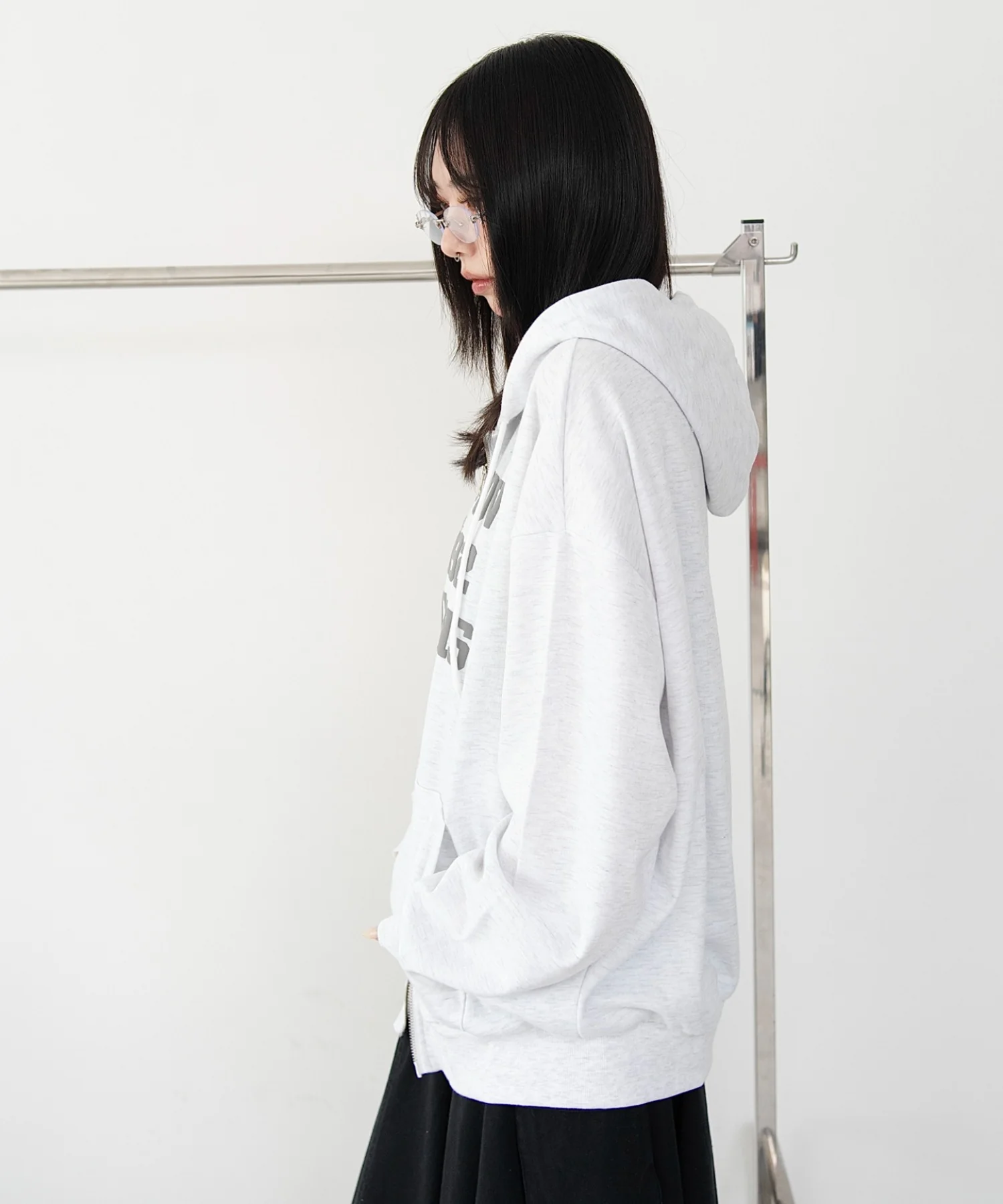 発泡ロゴジップパーカー - Image 14
