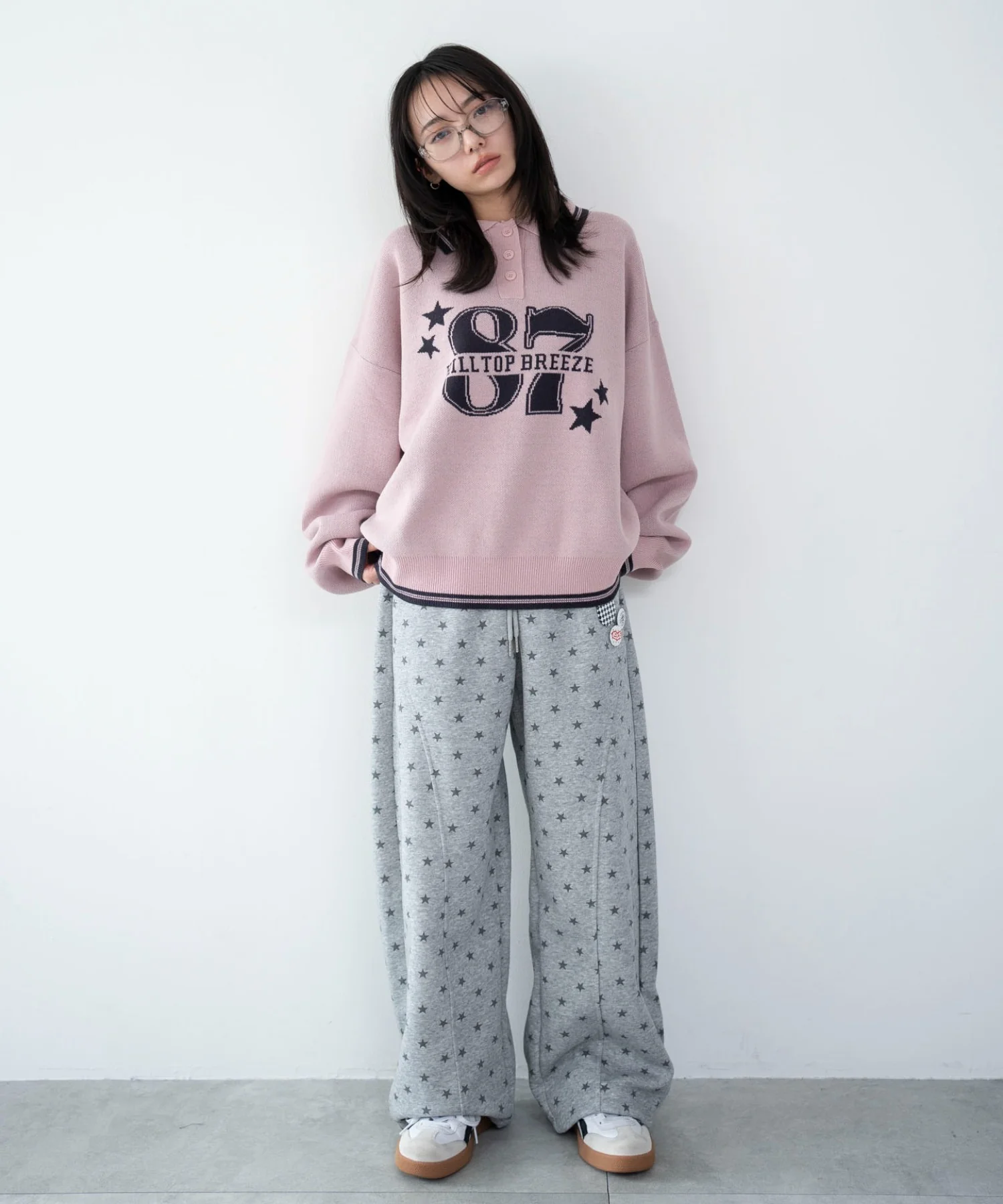バッチ付きスタースウェットパンツ - Image 2