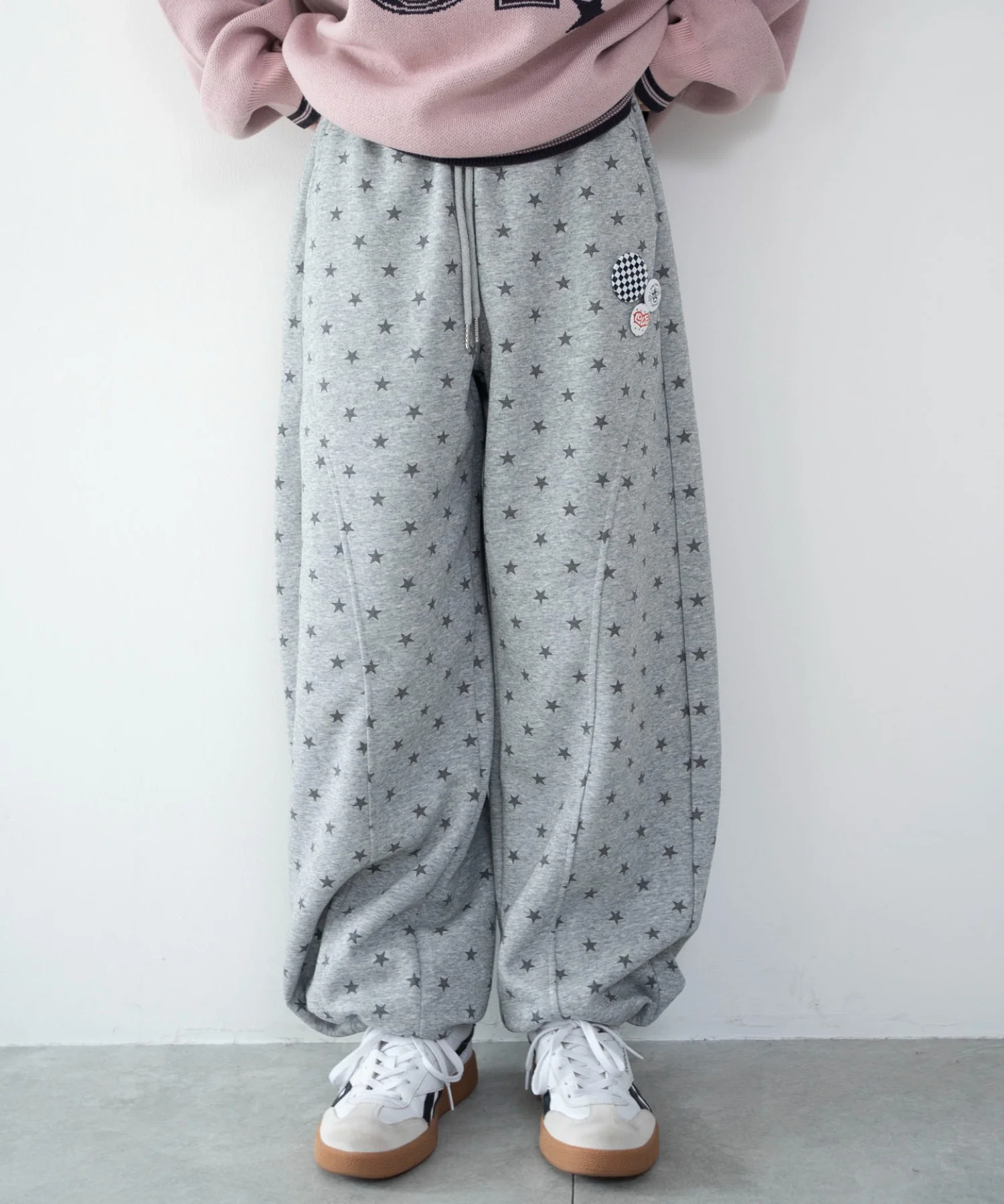 バッチ付きスタースウェットパンツ - Image 7