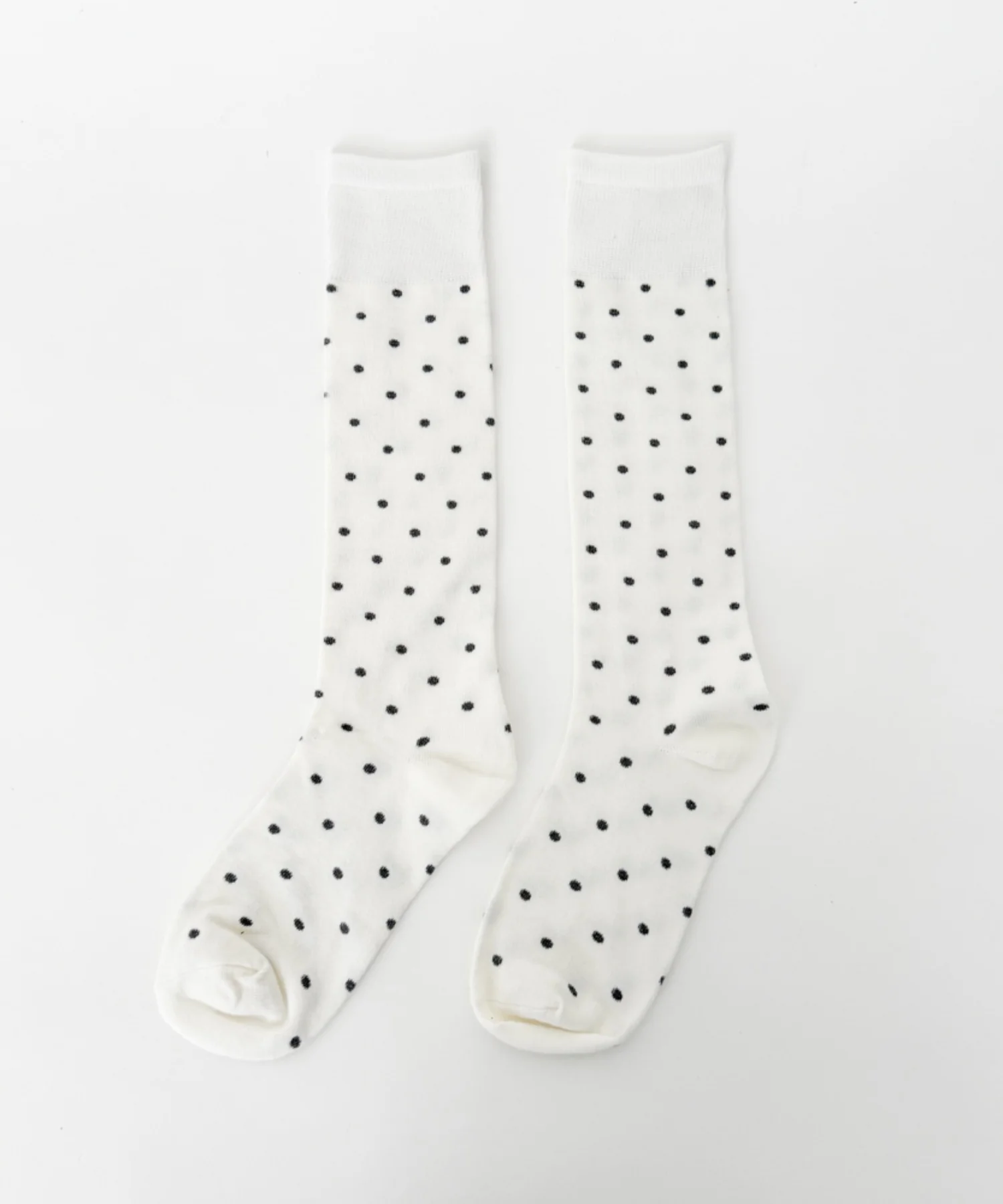 ドット柄ハイソックス(23-25cm) - Image 3