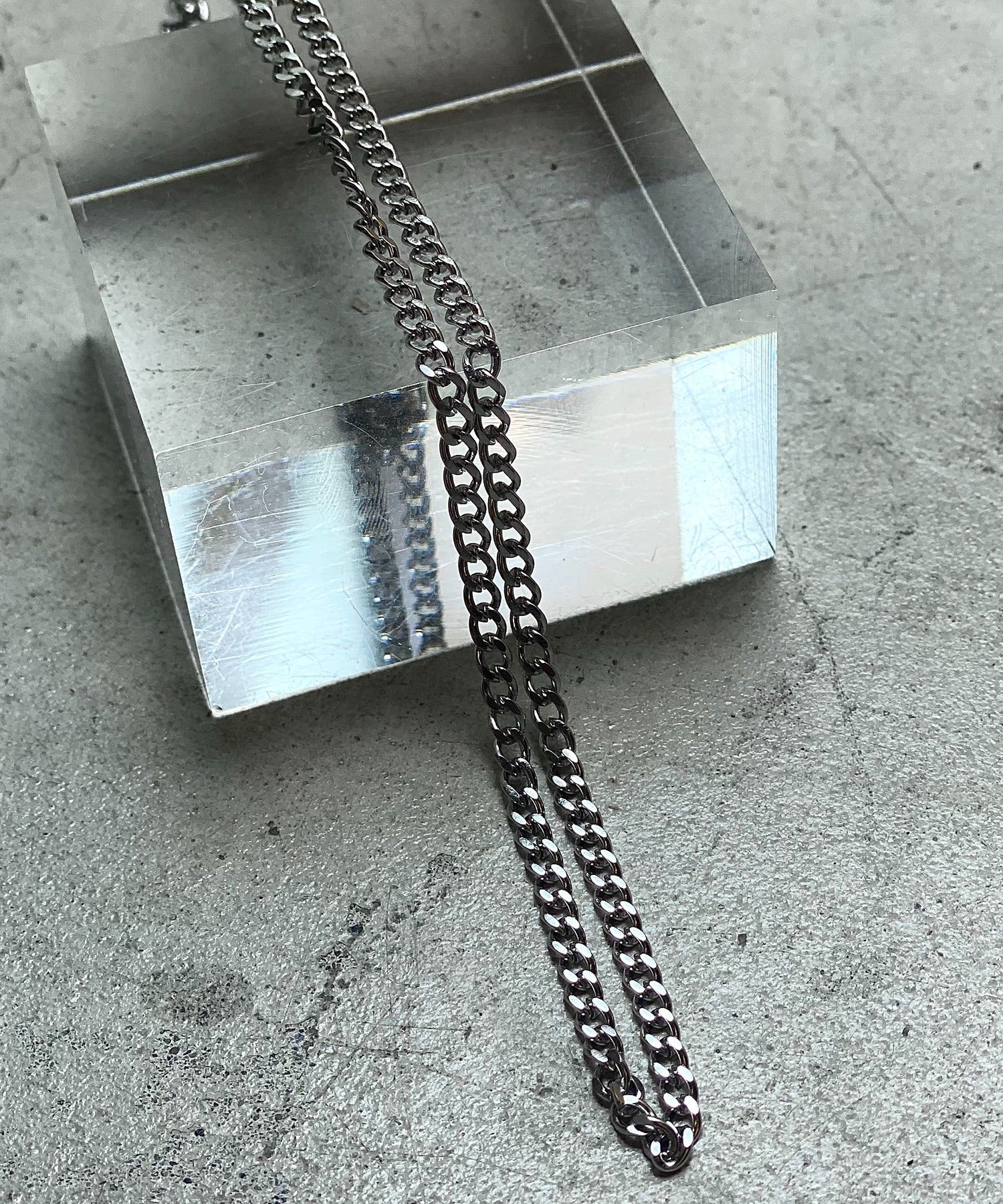 ステンレスチェーンネックレス50cm - Image 3