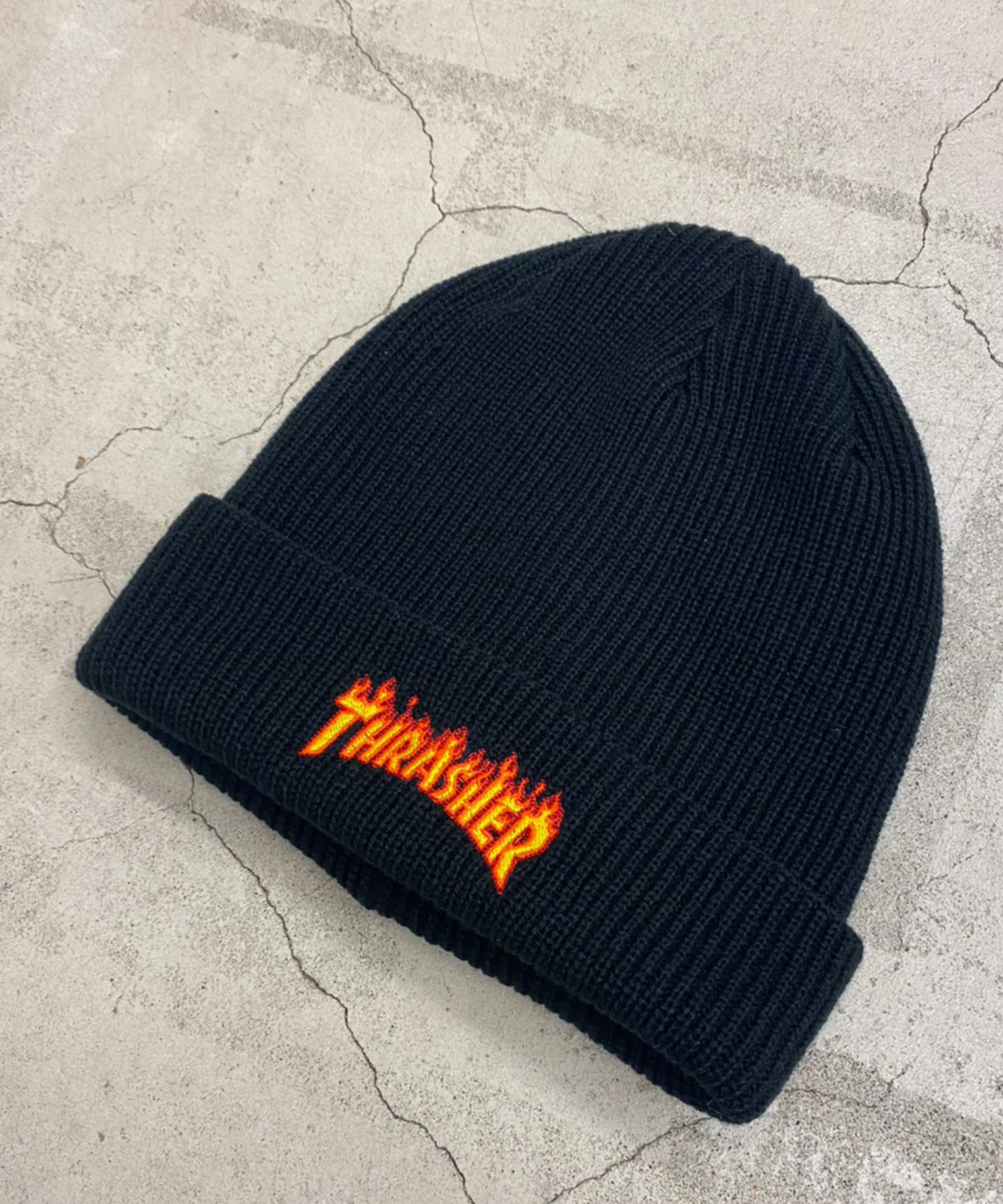 THRASHER|FLAME LOGO アクリルビーニー - Image 2