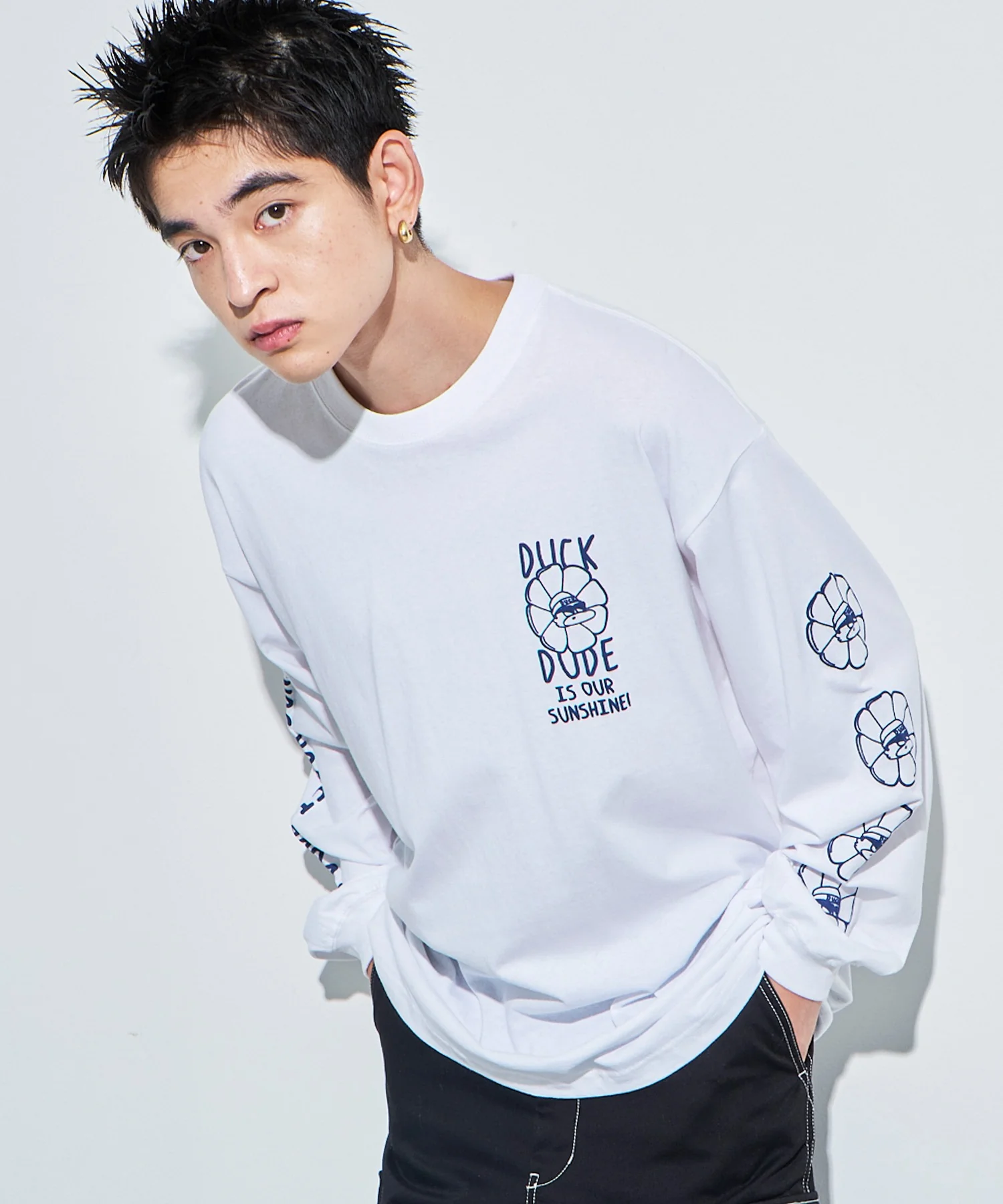 DUCKDUDE　SUNFLOWER　L／S　TEE - Image 7