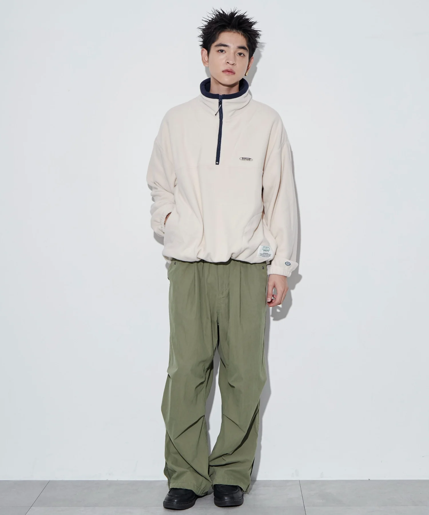 DISCUSフリースハーフジップPO - Image 12