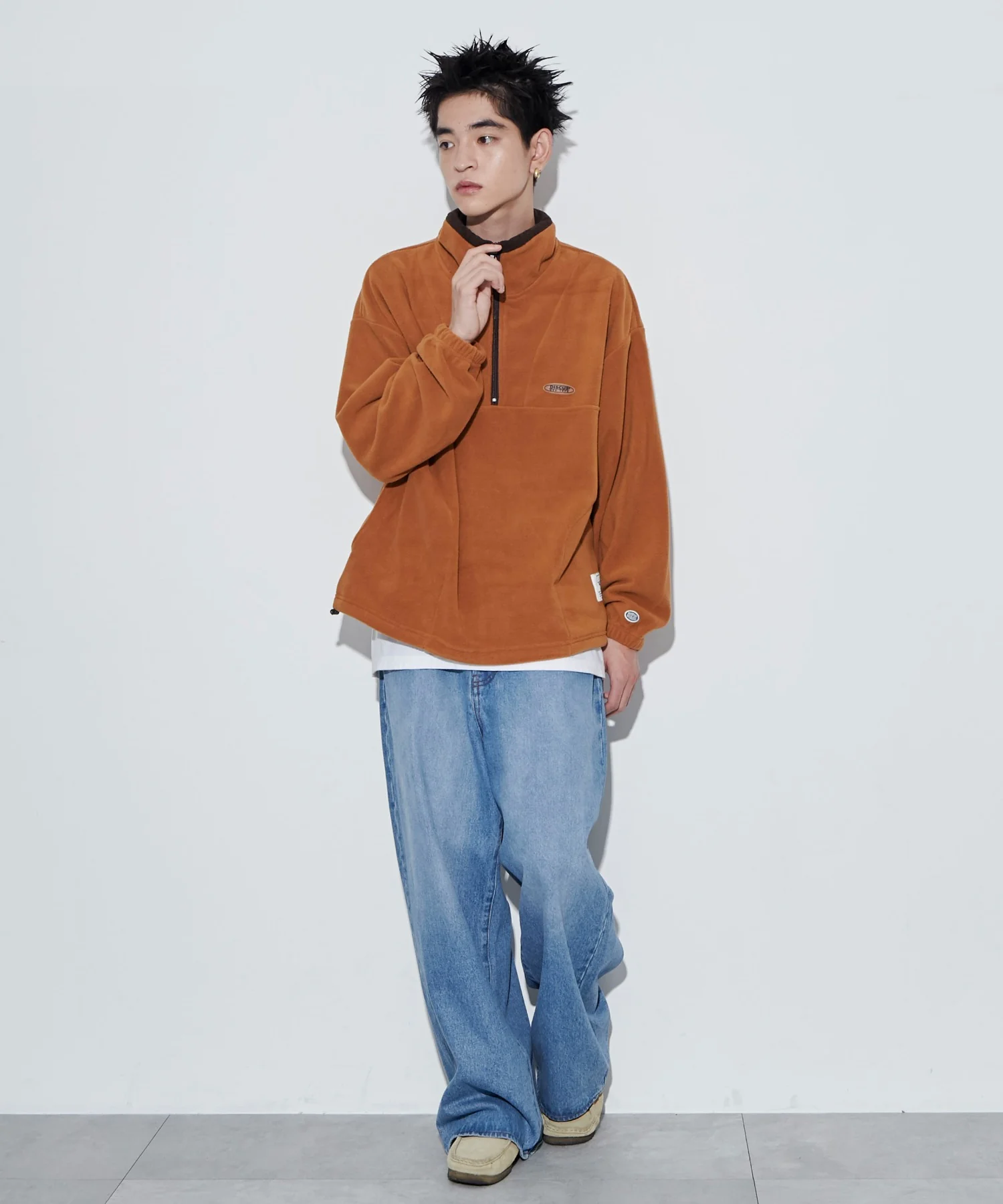DISCUSフリースハーフジップPO - Image 15