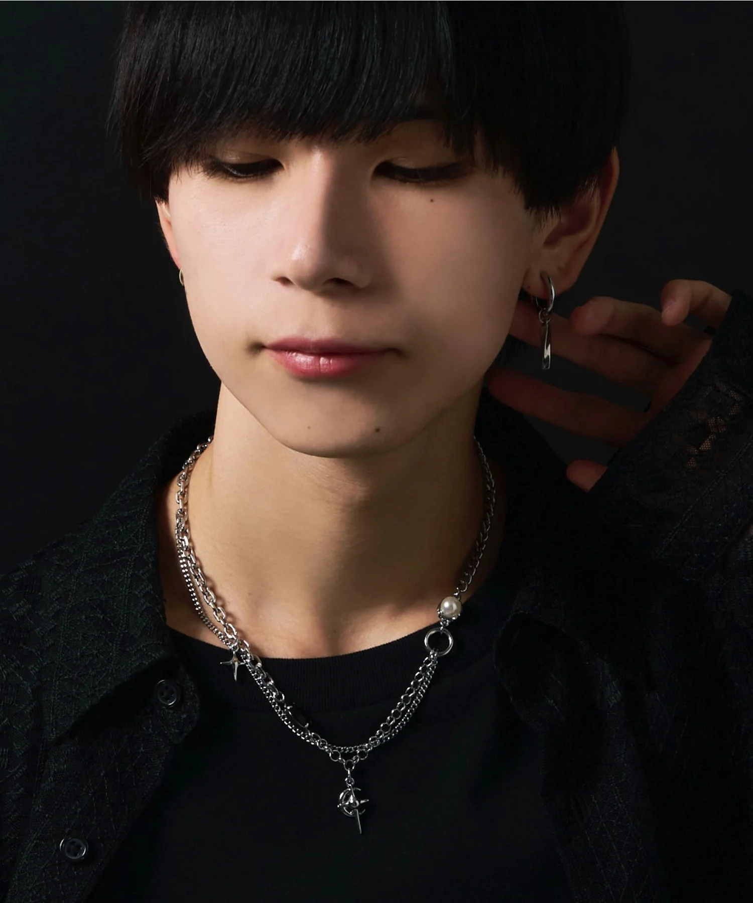 MモチーフMIXチェーンネックレス - Image 6