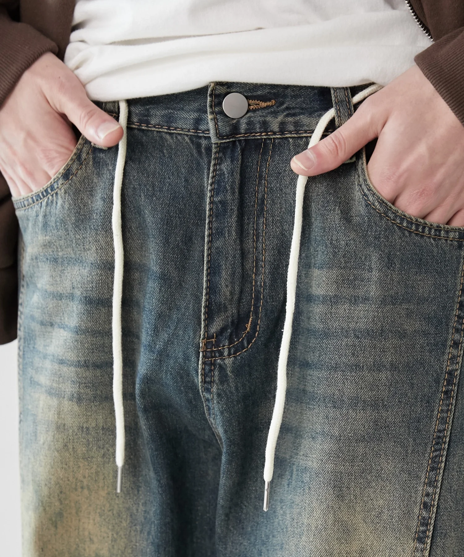 スウィッチングデニムパンツ - Image 12