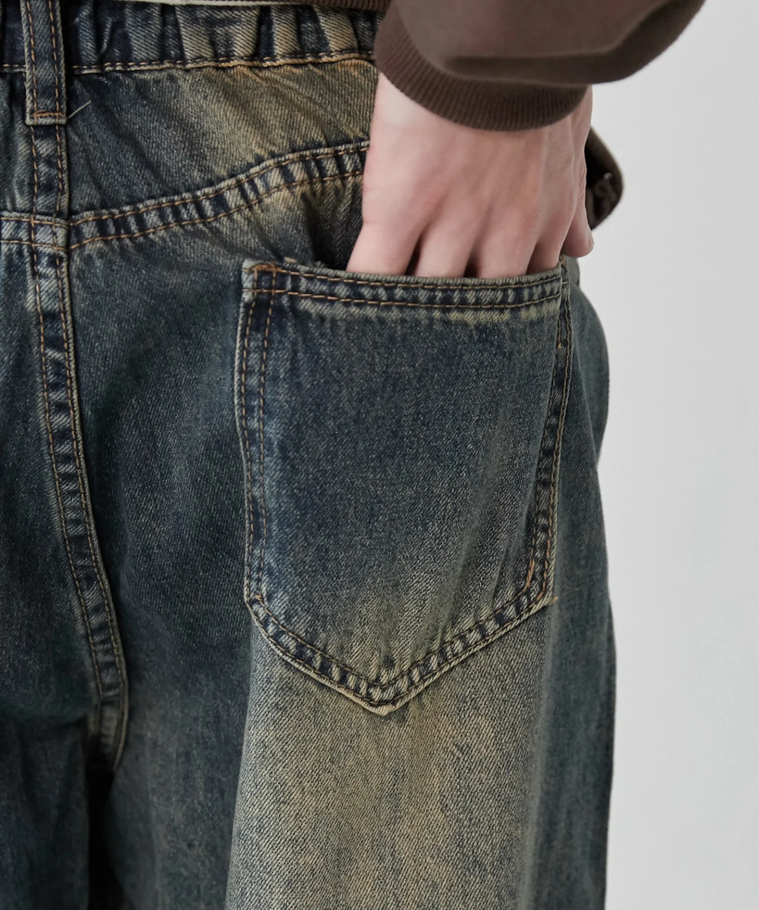 スウィッチングデニムパンツ - Image 13