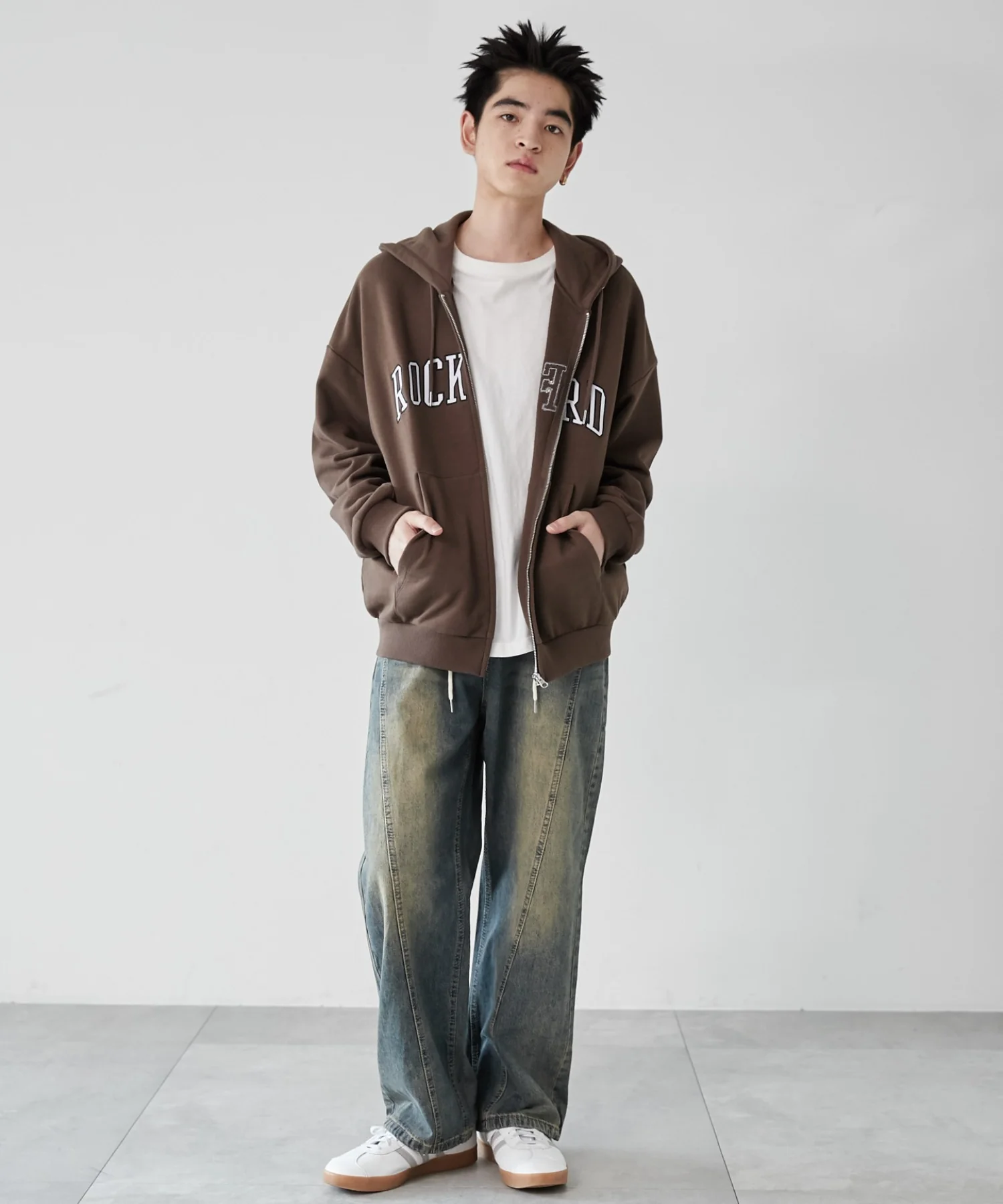 スウィッチングデニムパンツ - Image 3