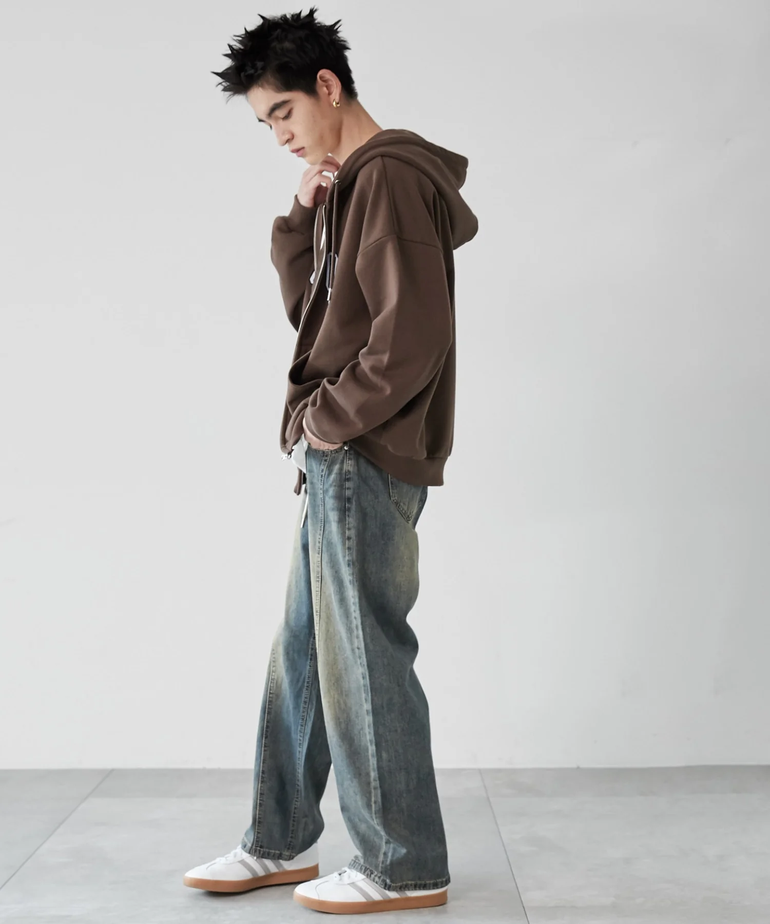 スウィッチングデニムパンツ - Image 4
