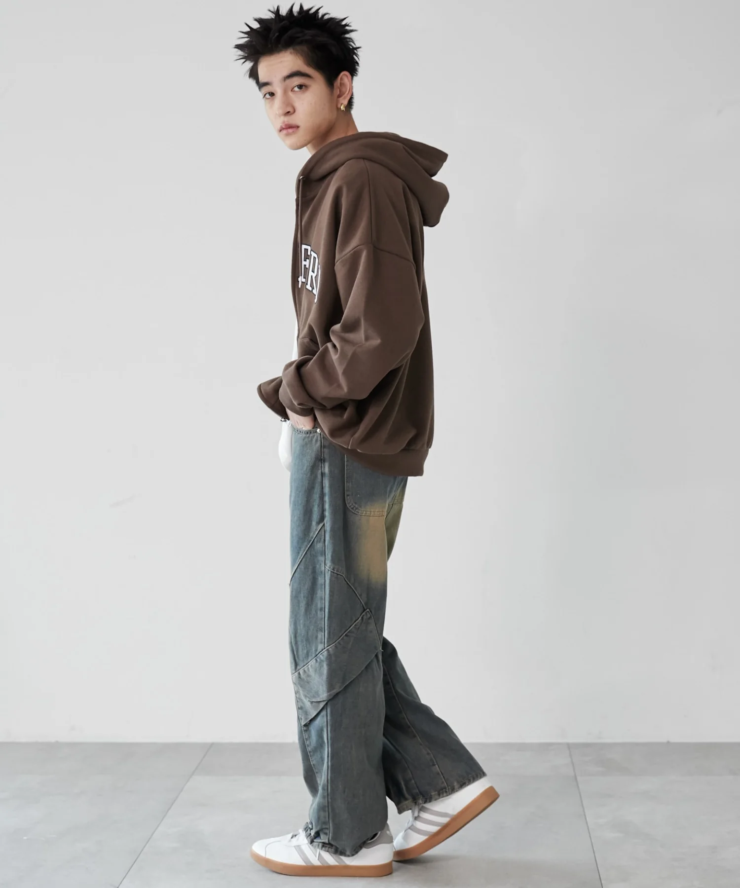 ウォッシュデニムカーゴパンツ - Image 3