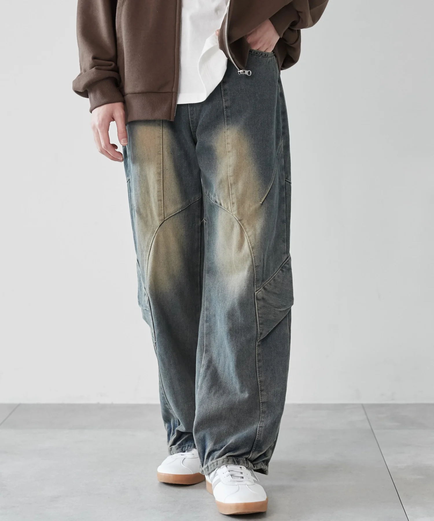 ウォッシュデニムカーゴパンツ - Image 4