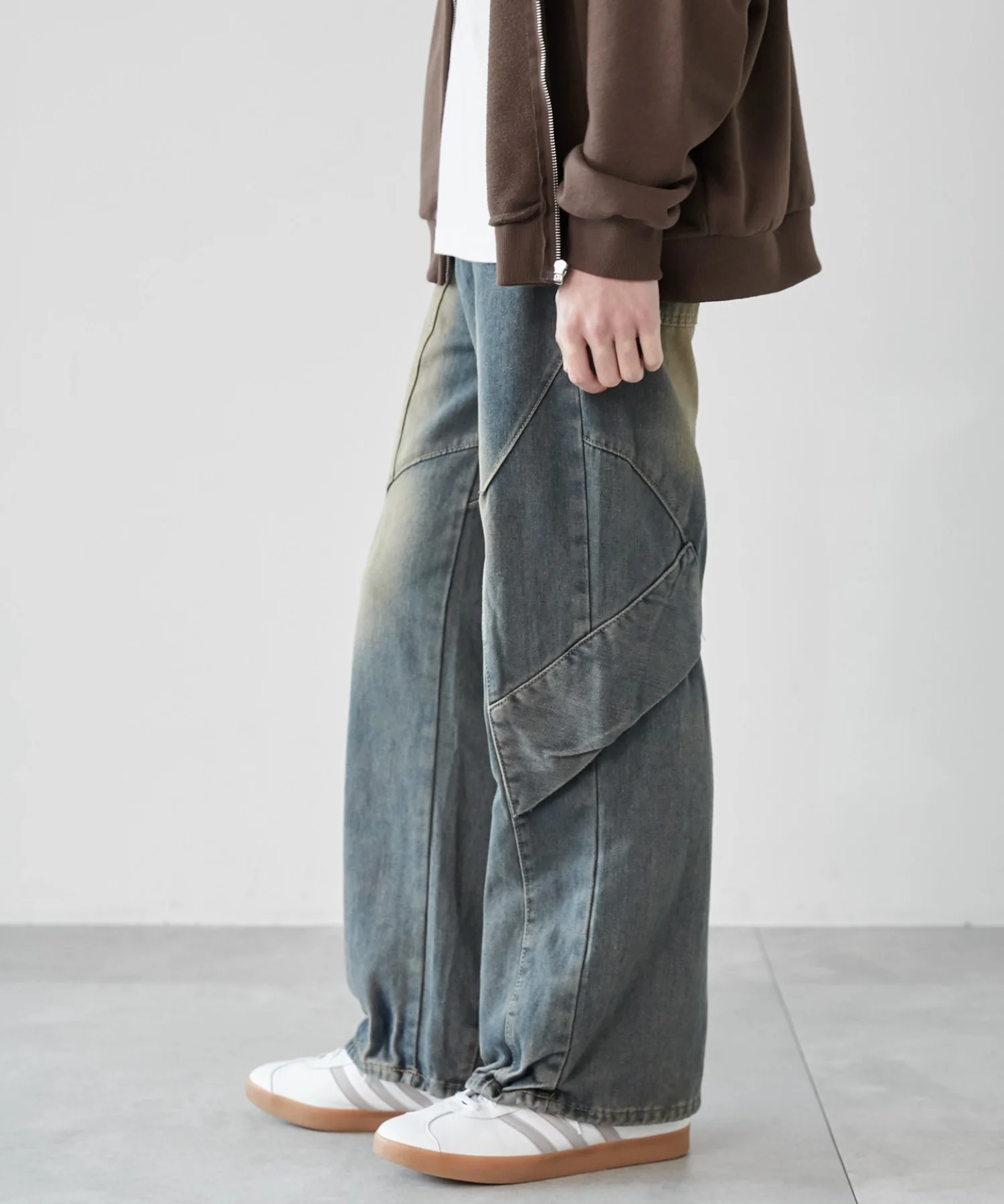 ウォッシュデニムカーゴパンツ - Image 5