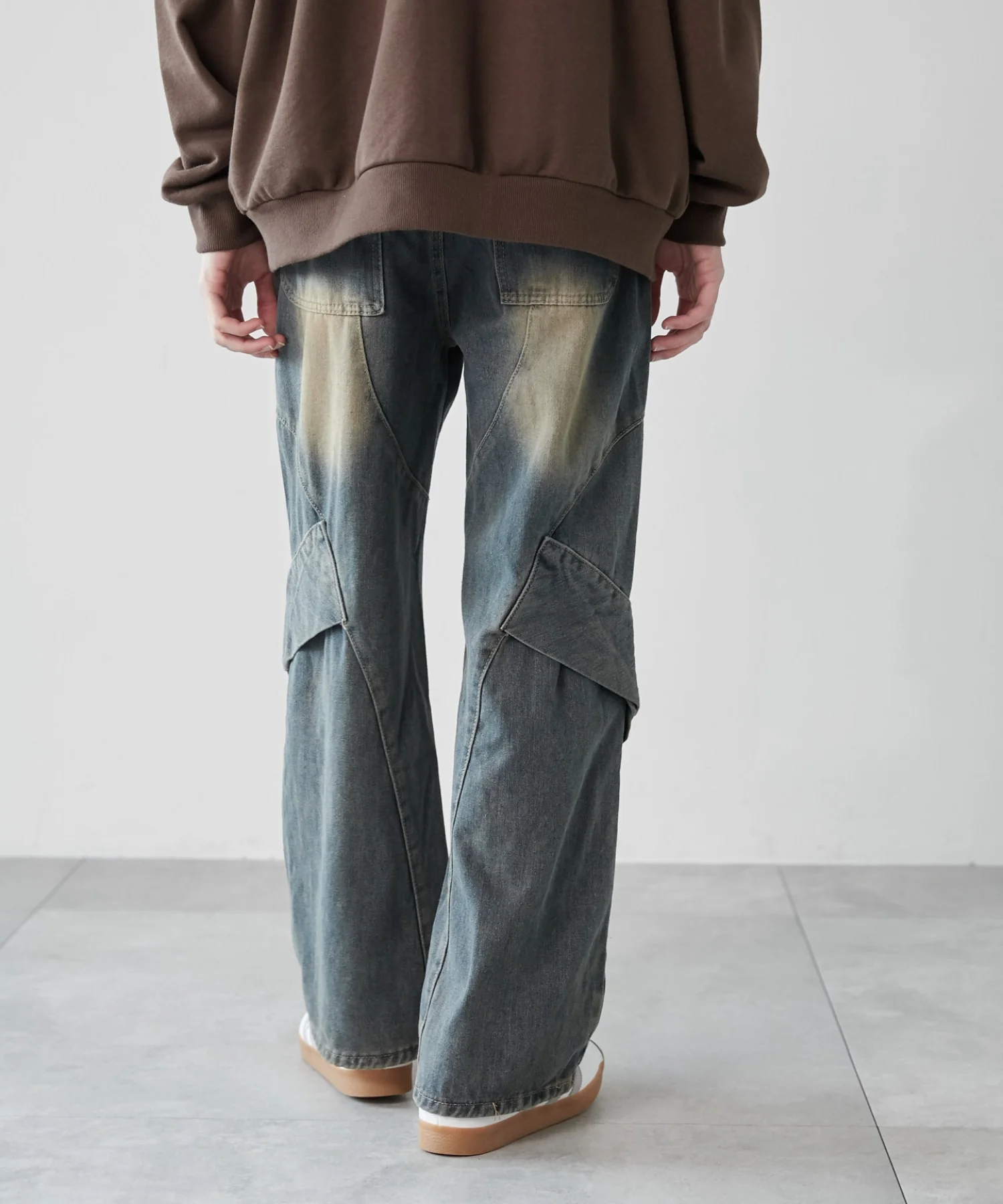 ウォッシュデニムカーゴパンツ - Image 6