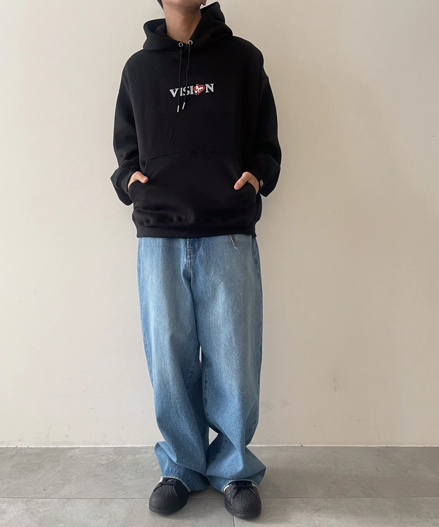 VISIONゴーストグラフィックプルパーカー - Image 3