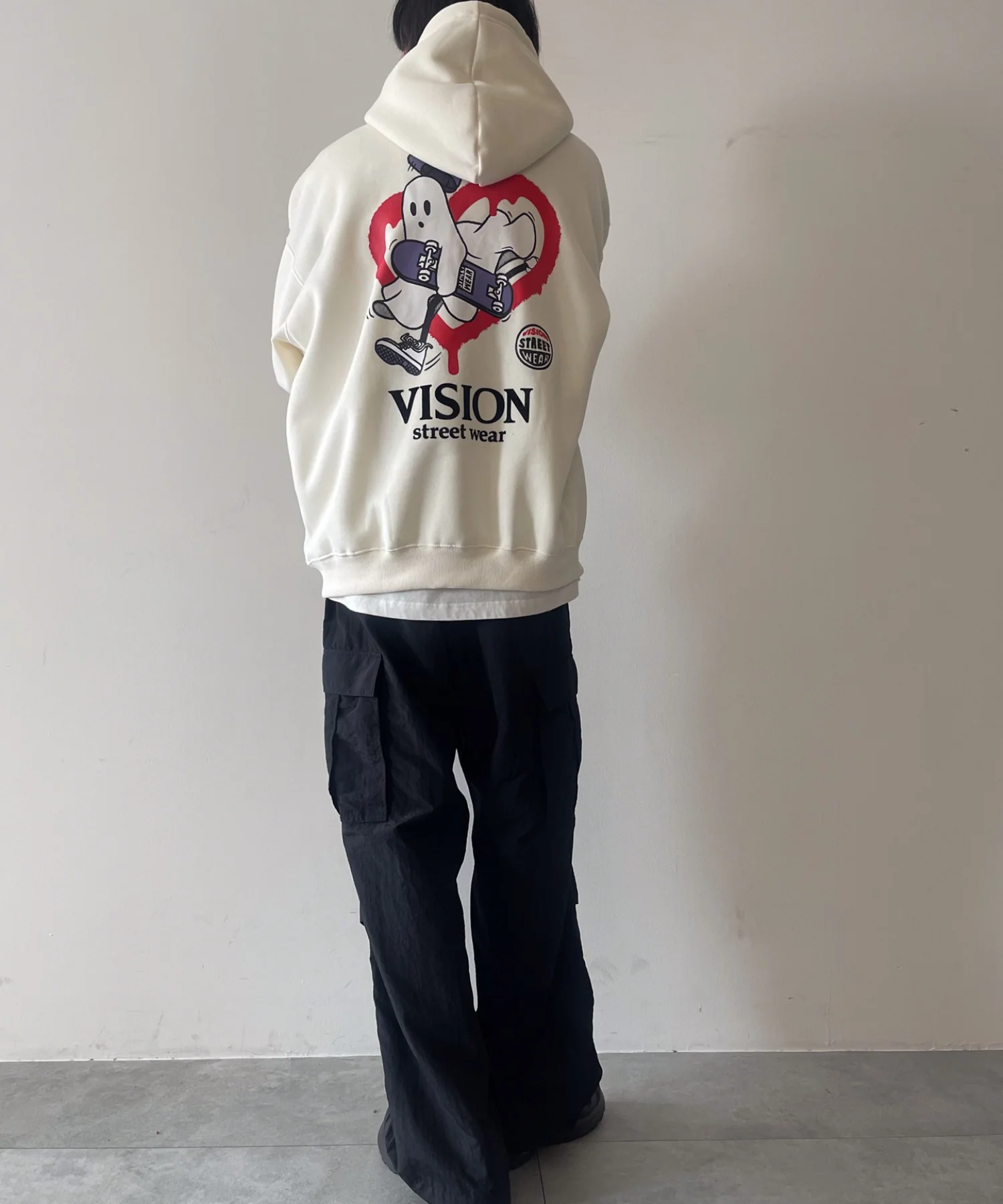 VISIONゴーストグラフィックプルパーカー - Image 8