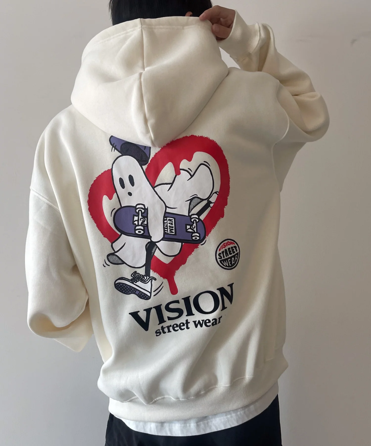 VISIONゴーストグラフィックプルパーカー - Image 9