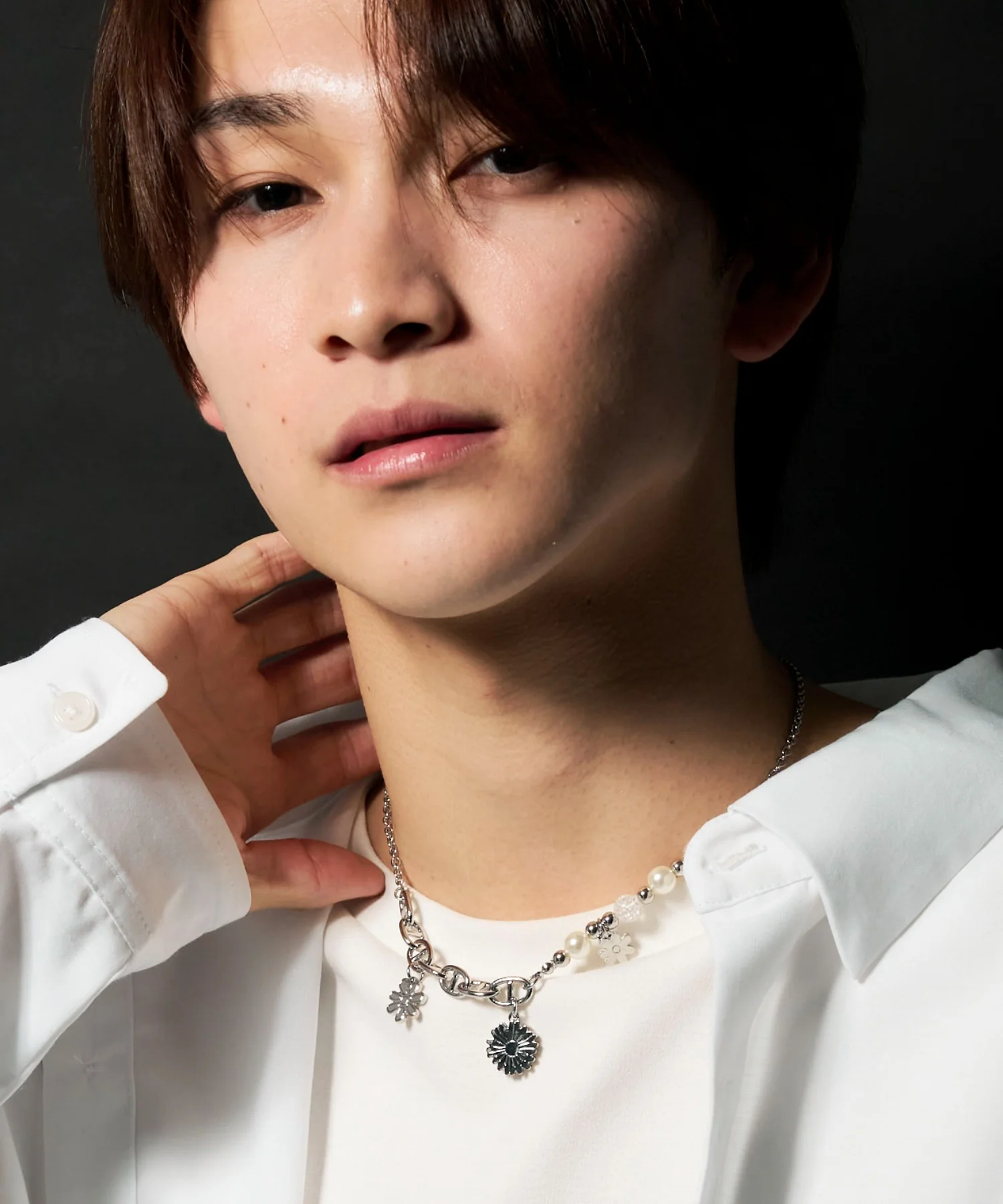 MビーズMIXモチーフネックレス - Image 17
