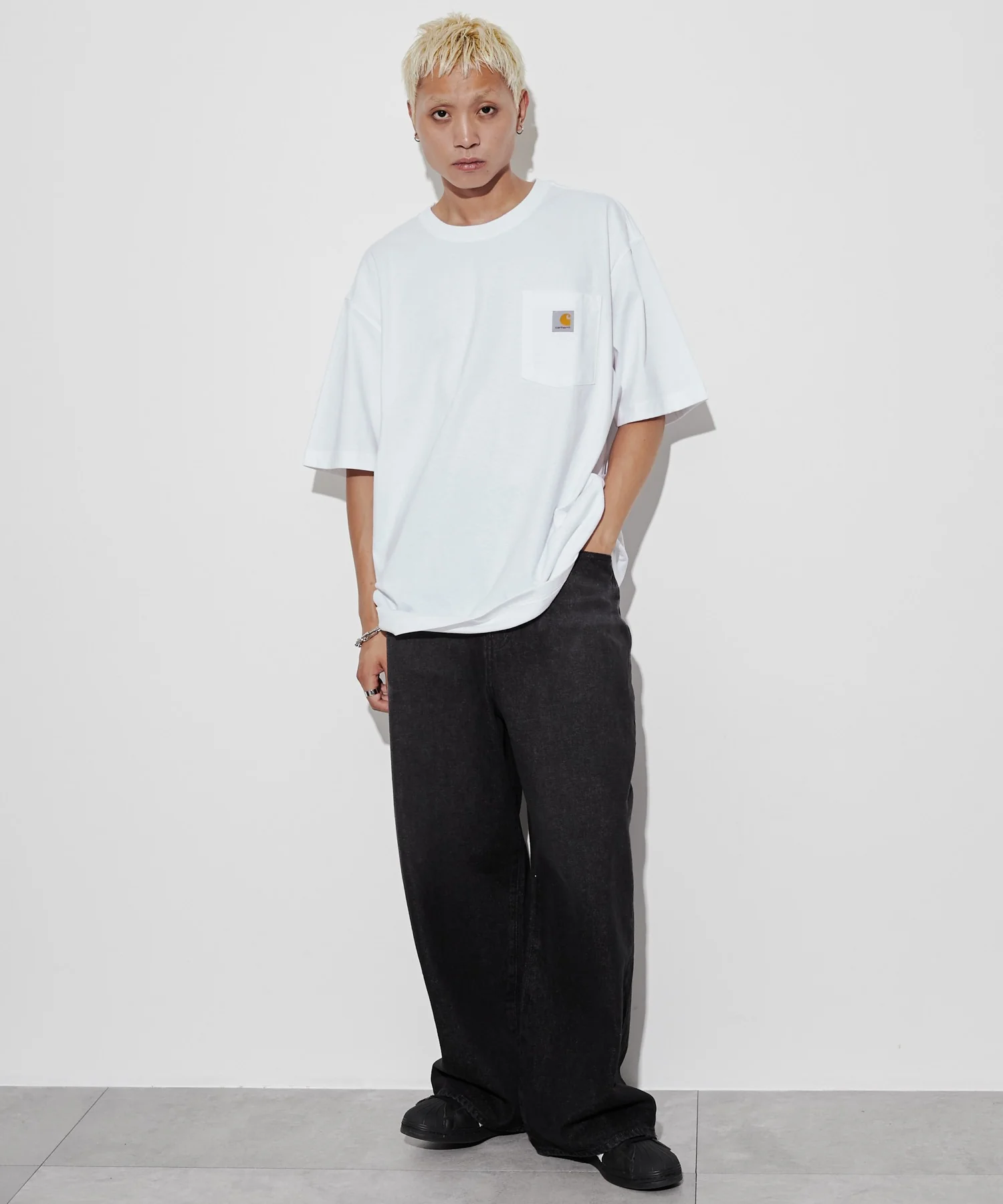 CARHARTTワンポイントポケットT(SS) - Image 5