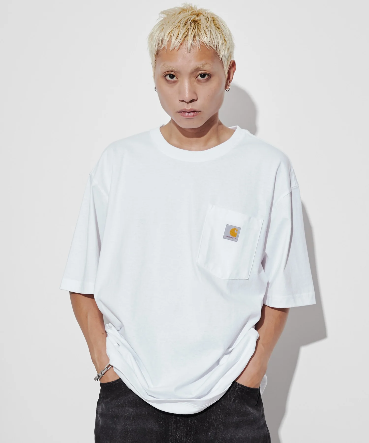 CARHARTTワンポイントポケットT(SS) - Image 9