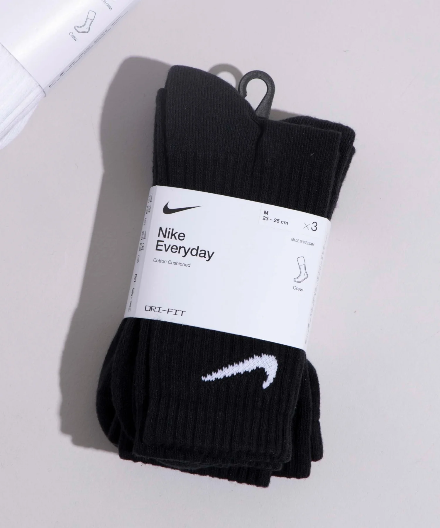 NIKE 3P エブリディクッションクルーソックス(23-25cm)