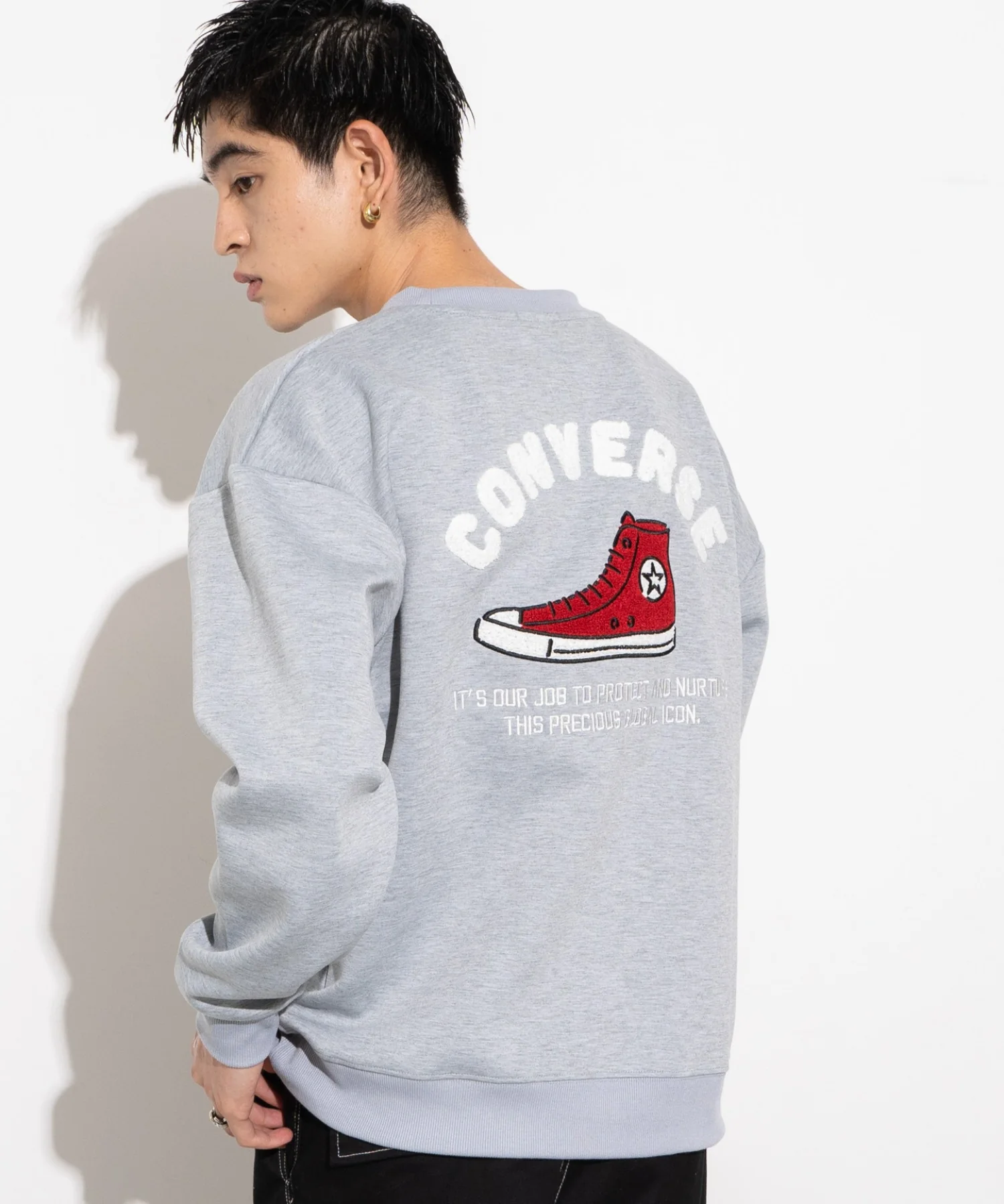 CONVERSEバックサガラプルオーバー - Image 19