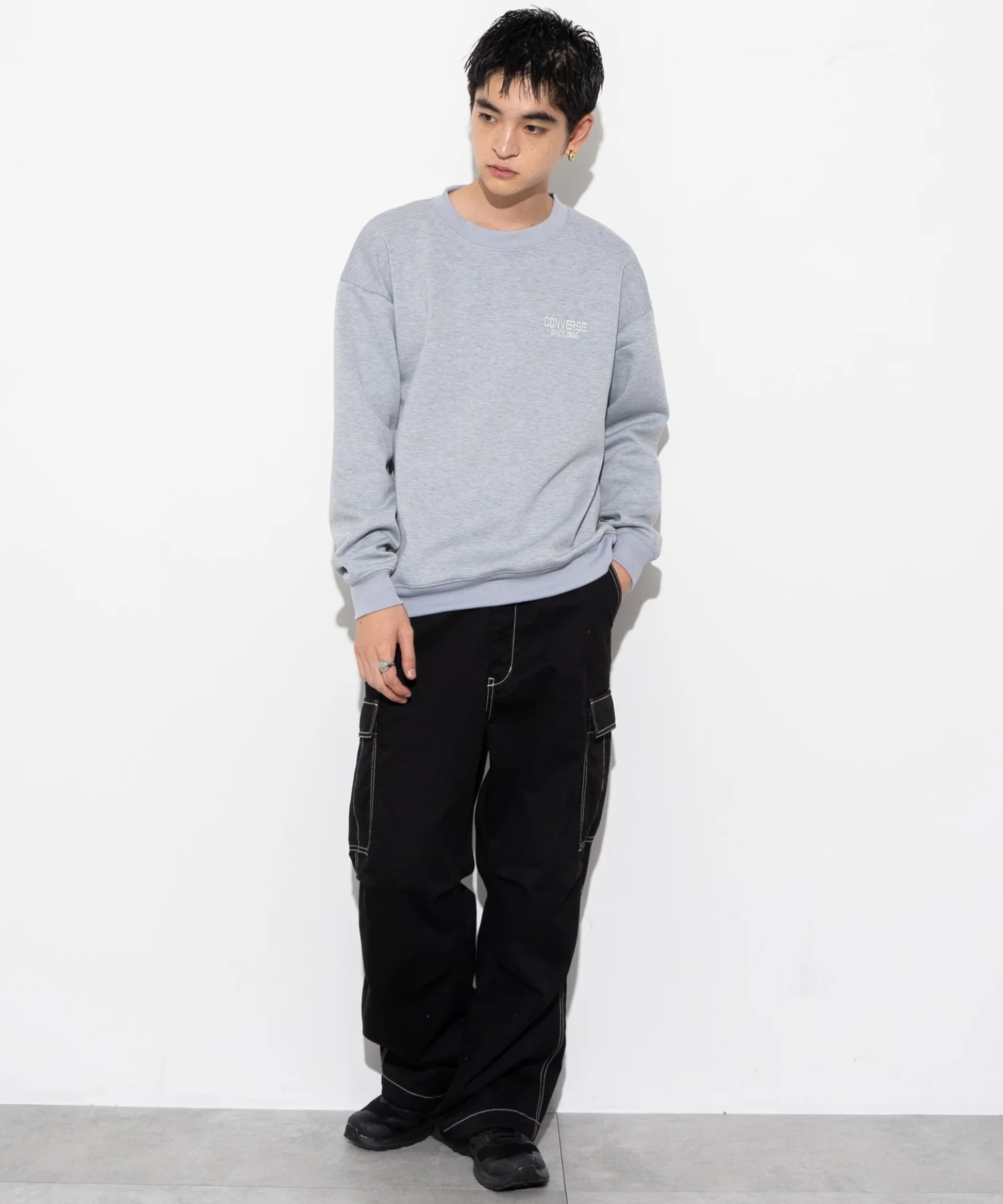 CONVERSEバックサガラプルオーバー - Image 8