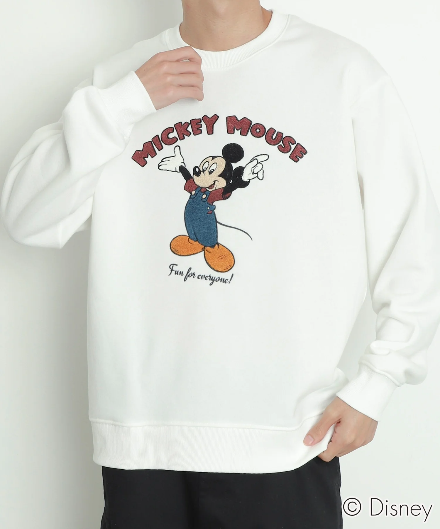 MICKEYサガラ刺繍スウェット - Image 5