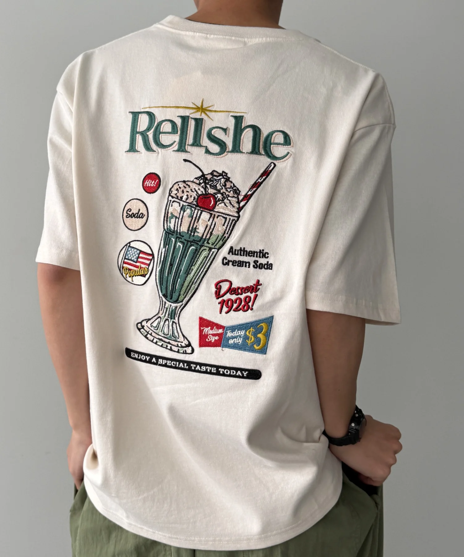 クリームゾーダシシュウT