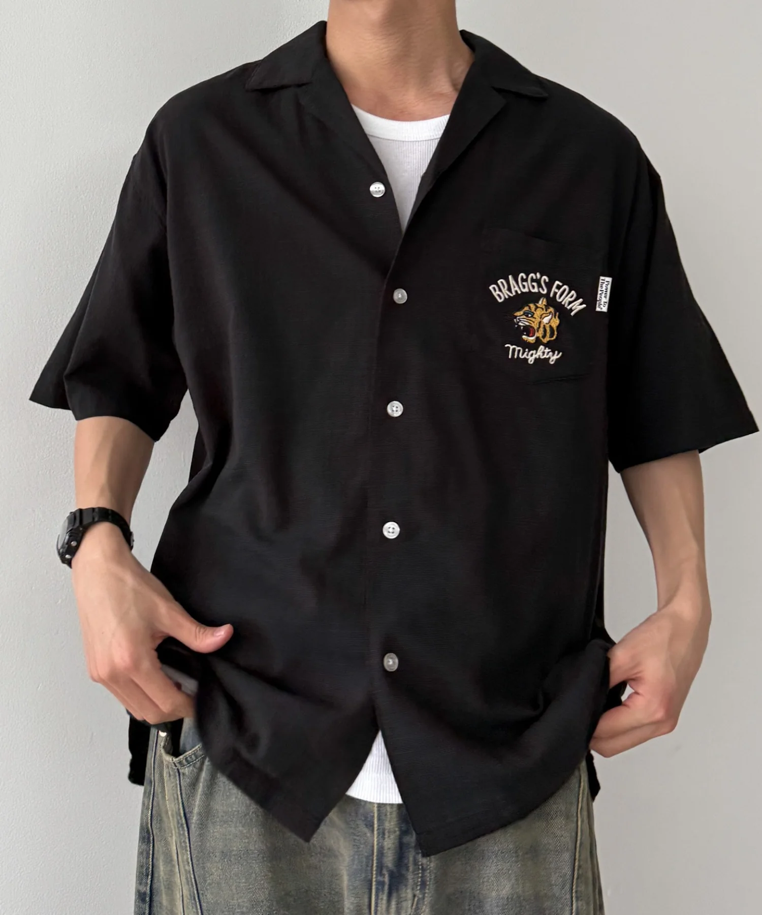 アサライクTIGERシシュウシャツ - Image 10