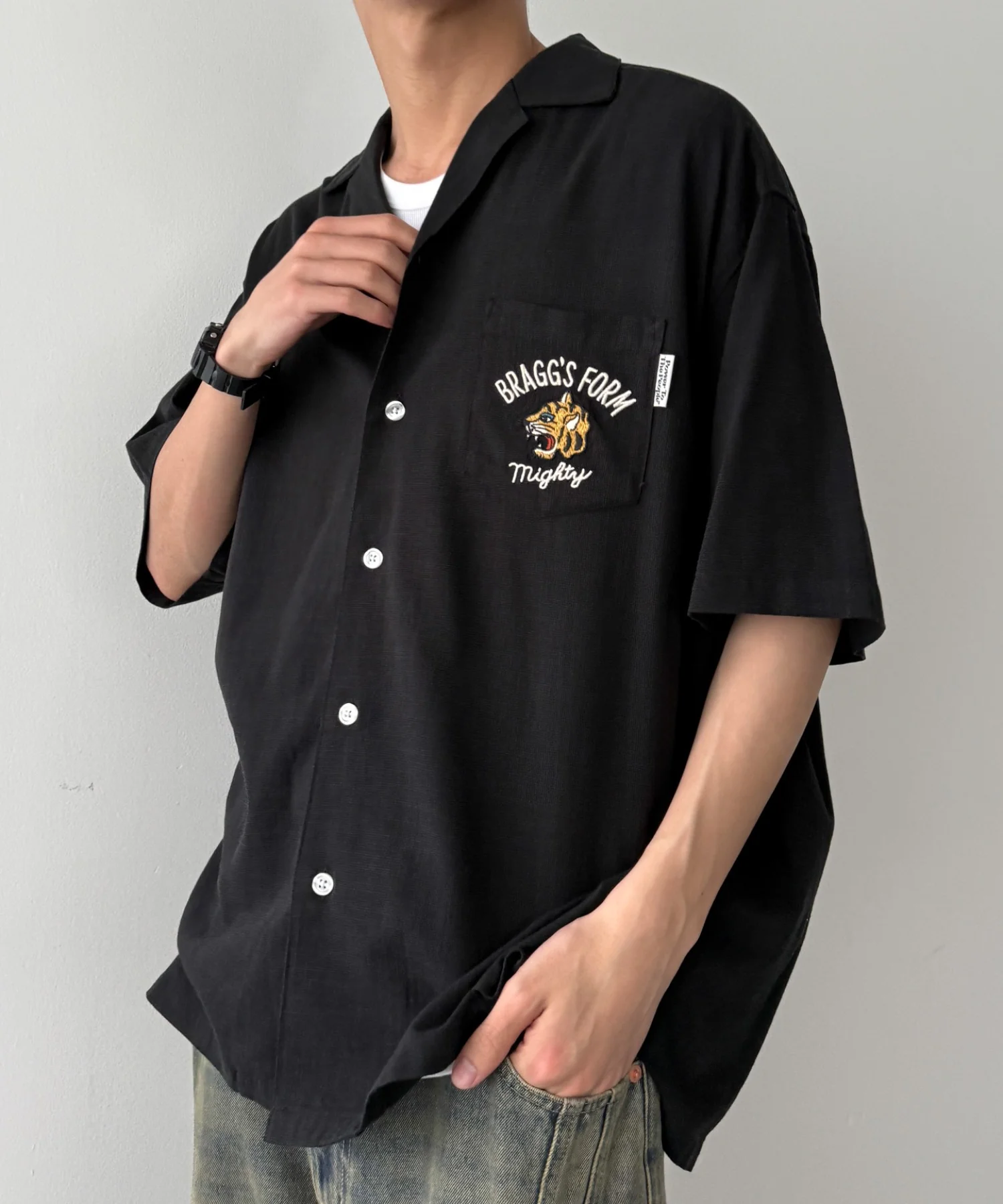 アサライクTIGERシシュウシャツ - Image 12