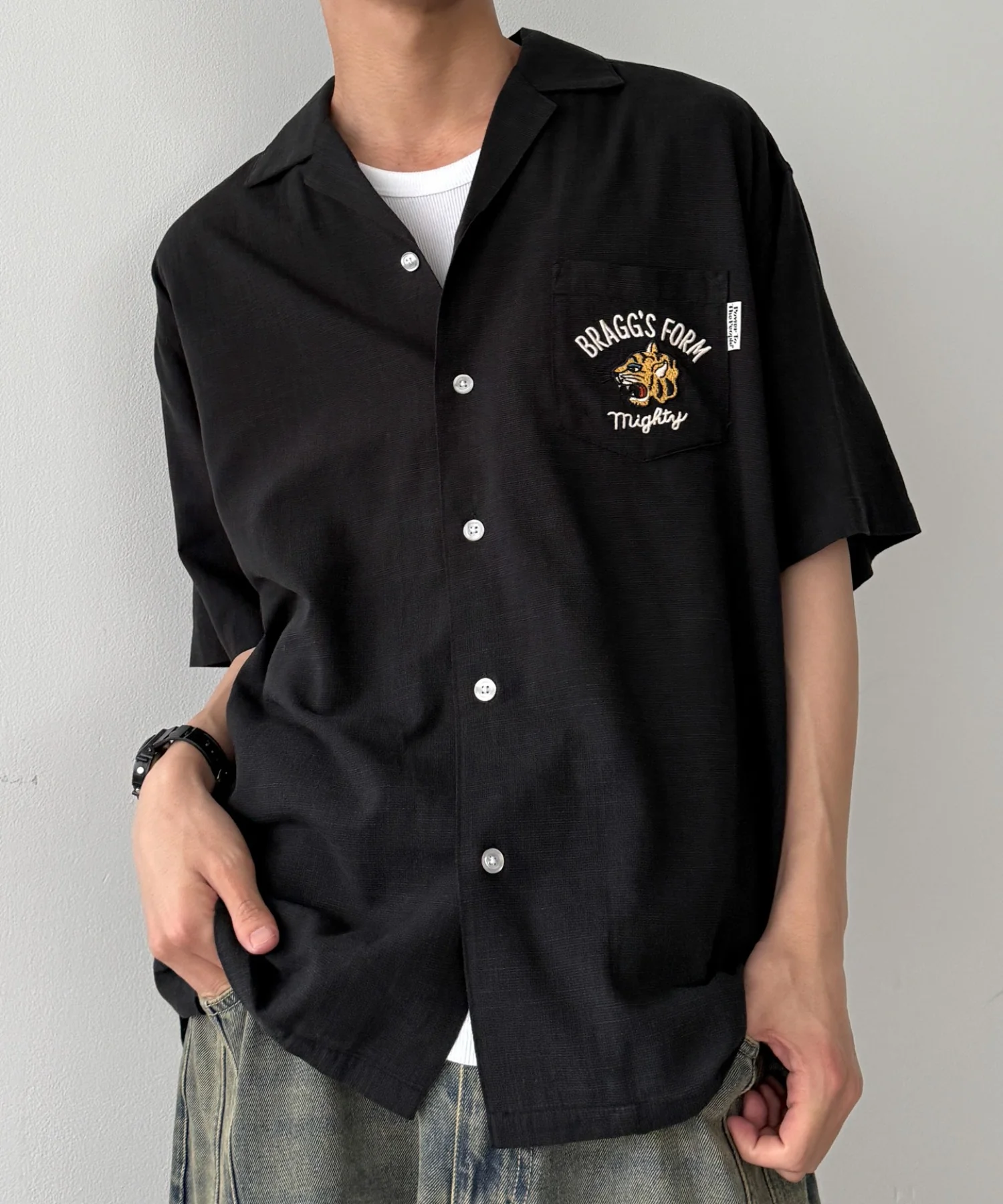 アサライクTIGERシシュウシャツ - Image 13