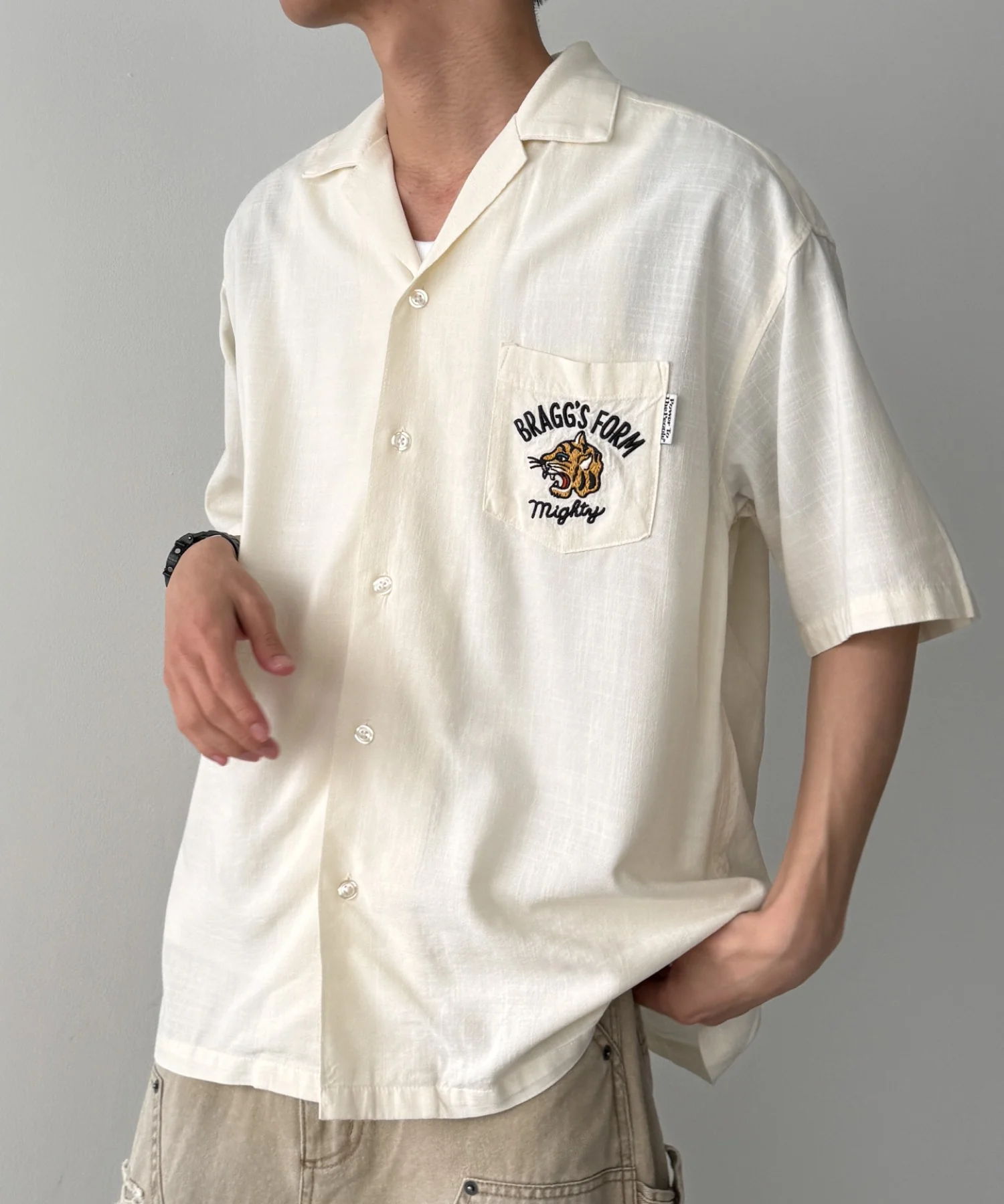 アサライクTIGERシシュウシャツ - Image 5