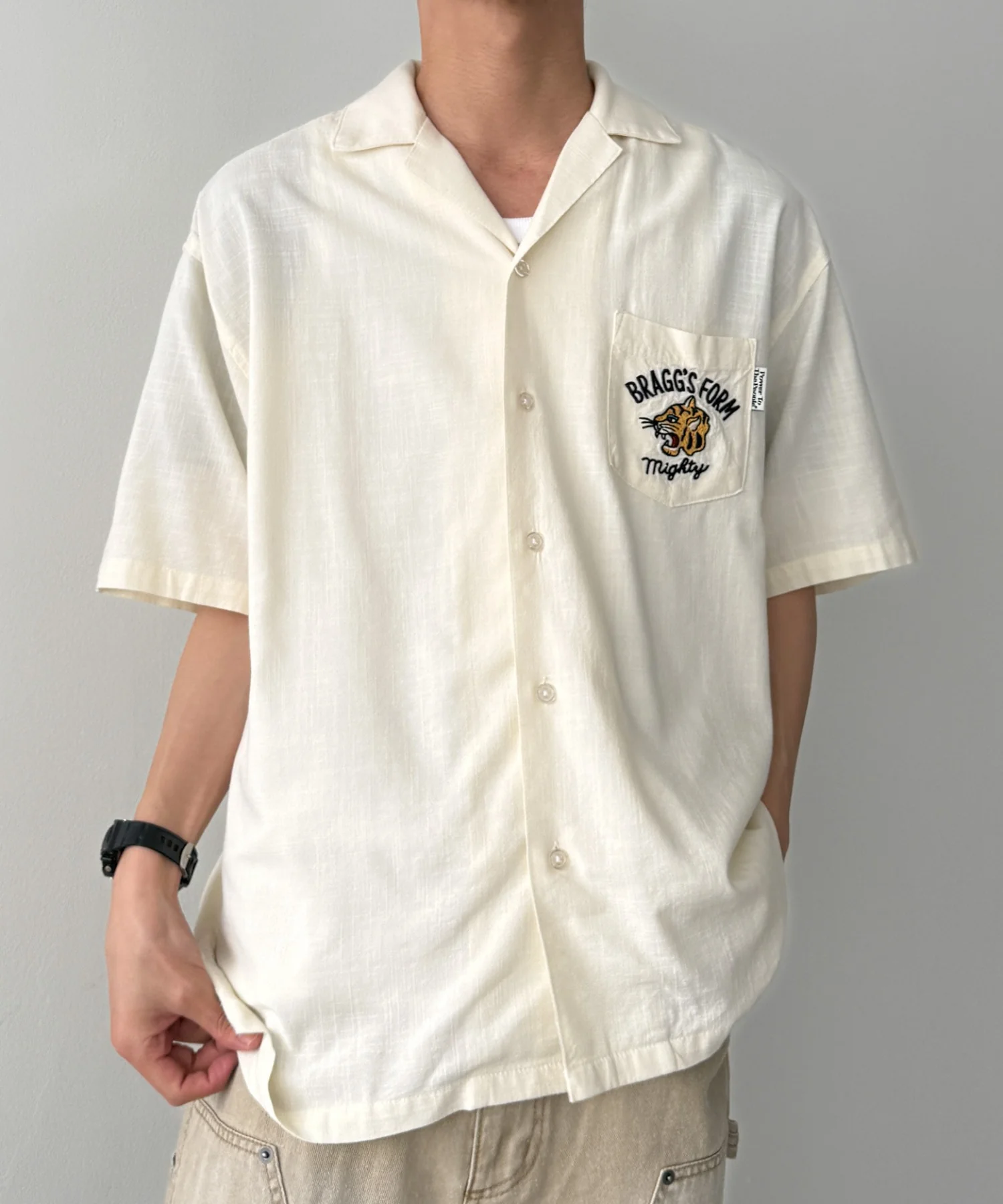 アサライクTIGERシシュウシャツ - Image 8