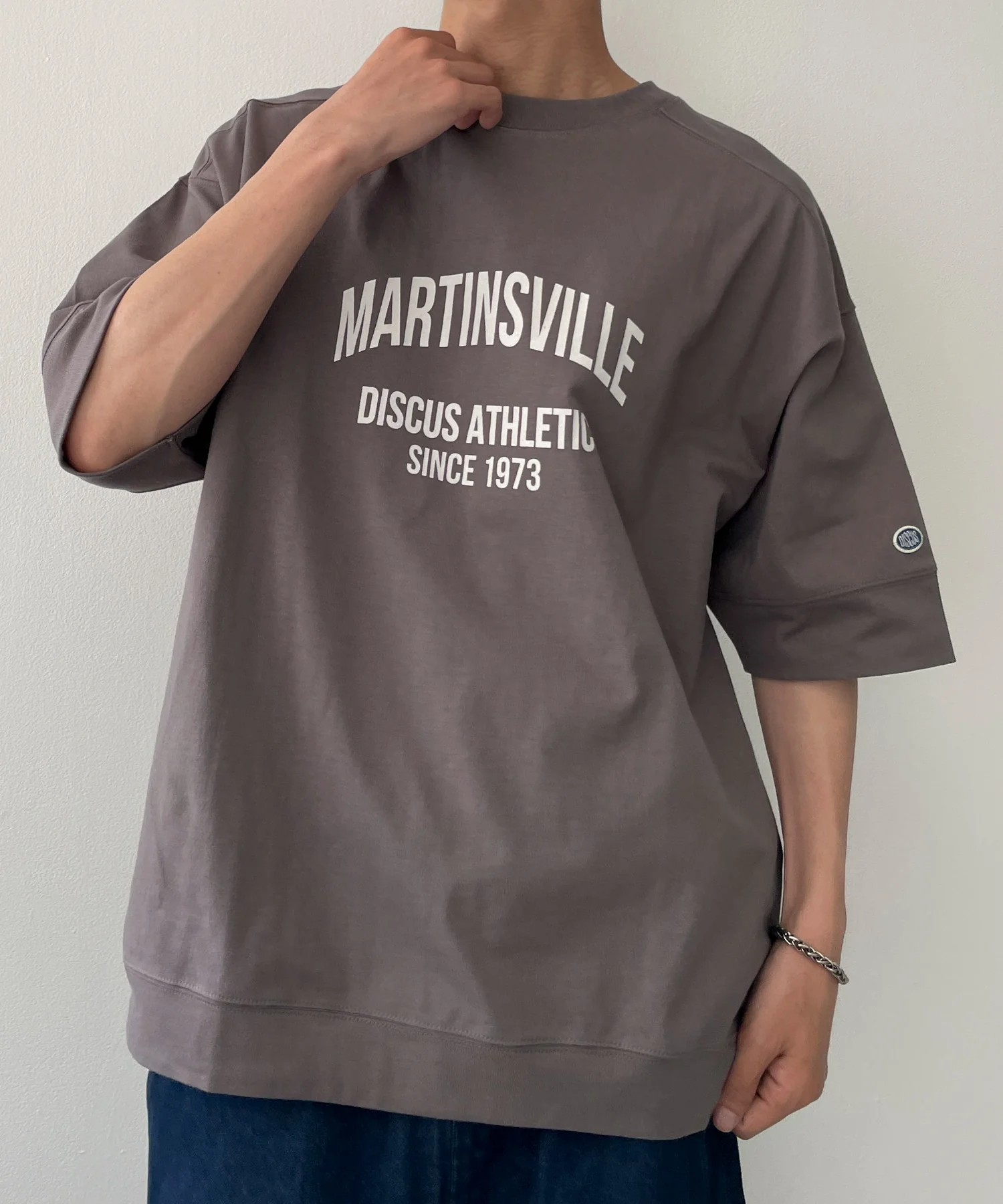 DISCUS　ルーズカレッジロゴＴ - Image 6
