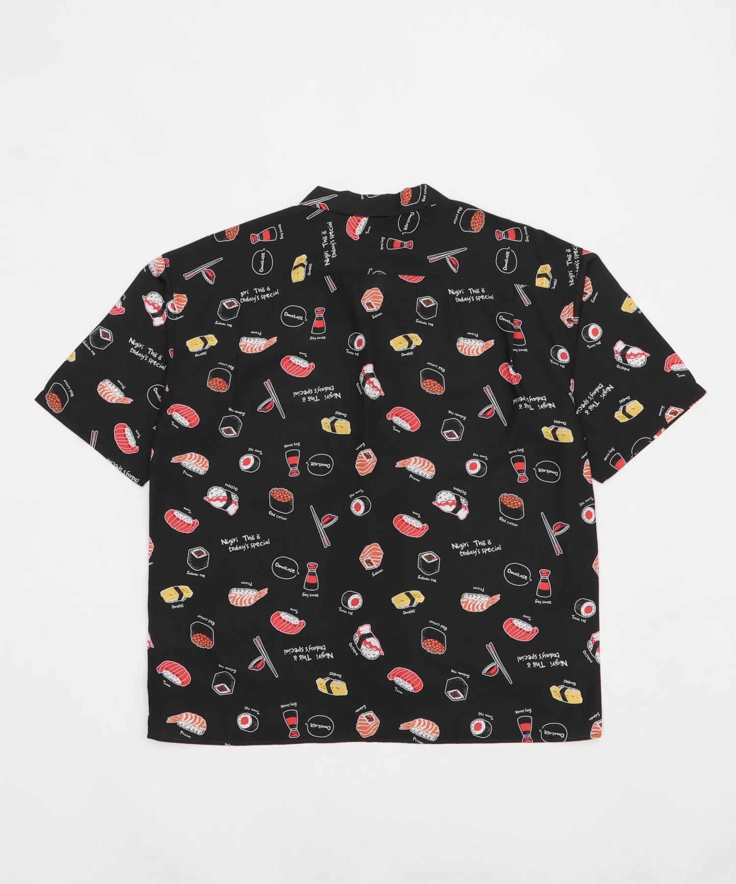 寿司柄シルクタッチシャツ（SS） - Image 3